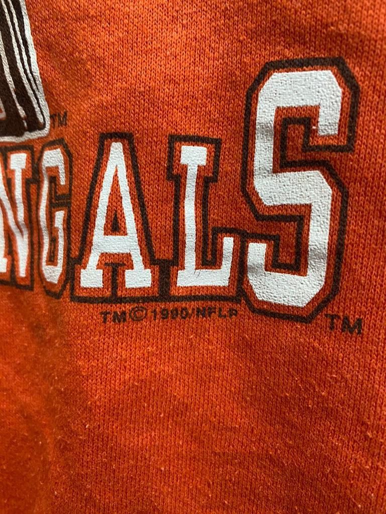 Logo 7 × NFL × Vintage THRASHED🔥VINTAGE NFL CINCINNATI BENGALS FADED SWEATSHIRT Size US M / EU 48-50 / 2 - 6 Thumbnail