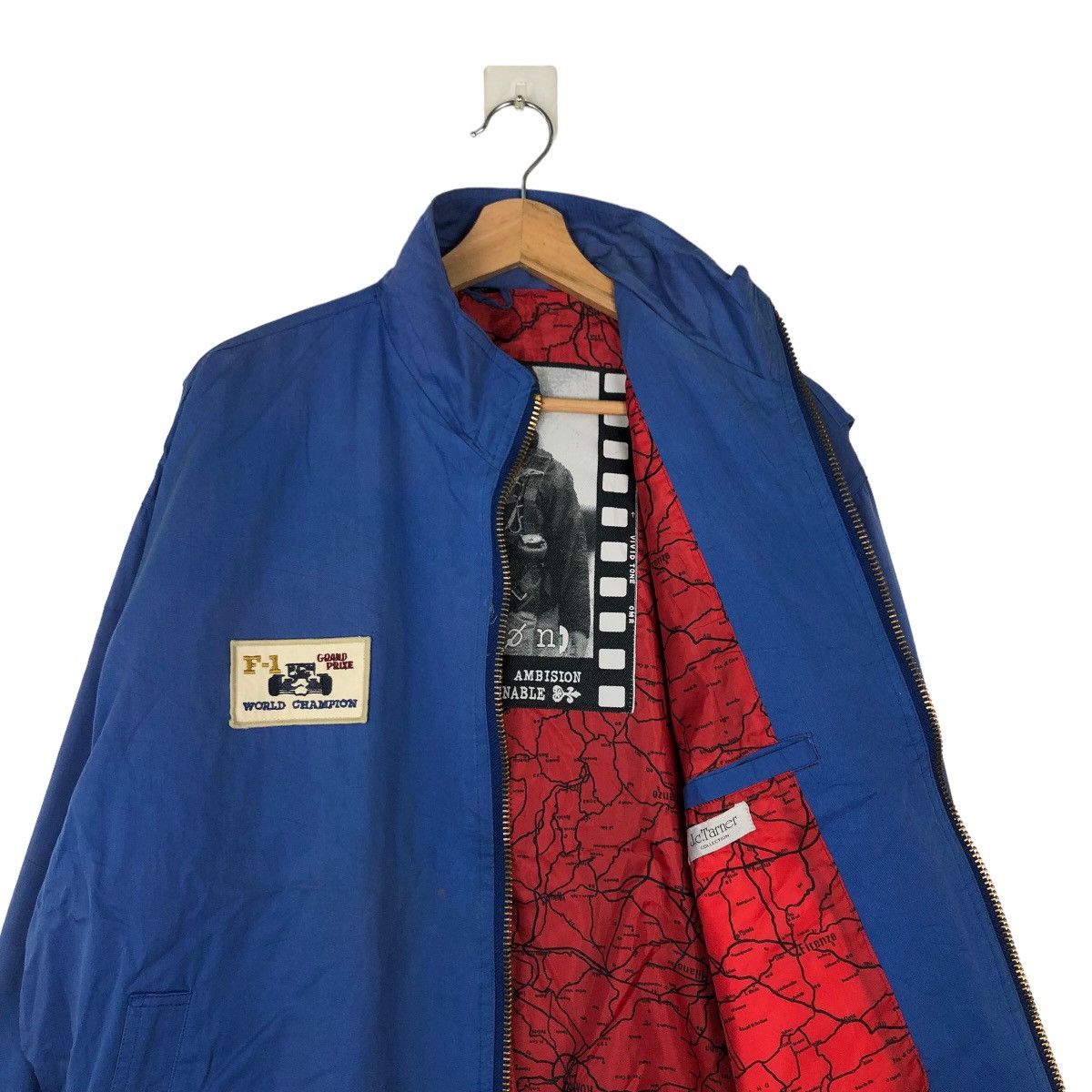 Japanese Brand VINTAGE J.C.TARNER F1 RACING BIG LOGO BOMBER JACKET Size US L / EU 52-54 / 3 - 11 Thumbnail