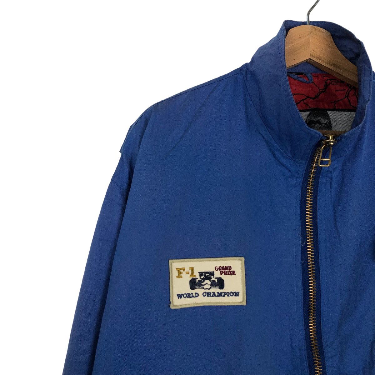 Japanese Brand VINTAGE J.C.TARNER F1 RACING BIG LOGO BOMBER JACKET Size US L / EU 52-54 / 3 - 6 Thumbnail