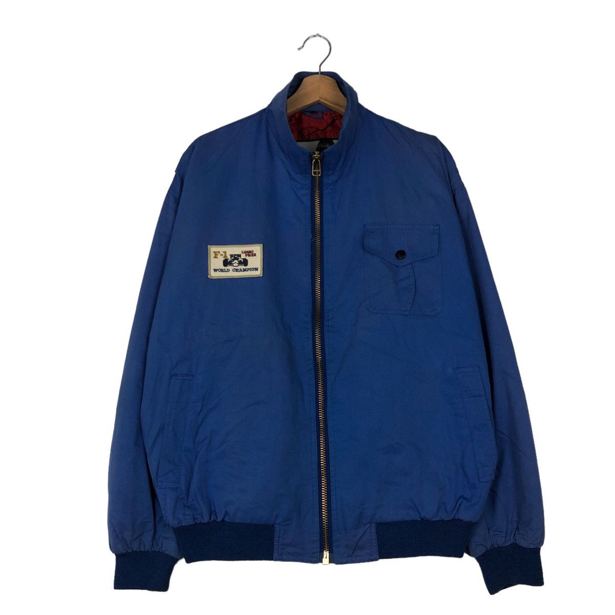 Japanese Brand VINTAGE J.C.TARNER F1 RACING BIG LOGO BOMBER JACKET Size US L / EU 52-54 / 3 - 1 Thumbnail