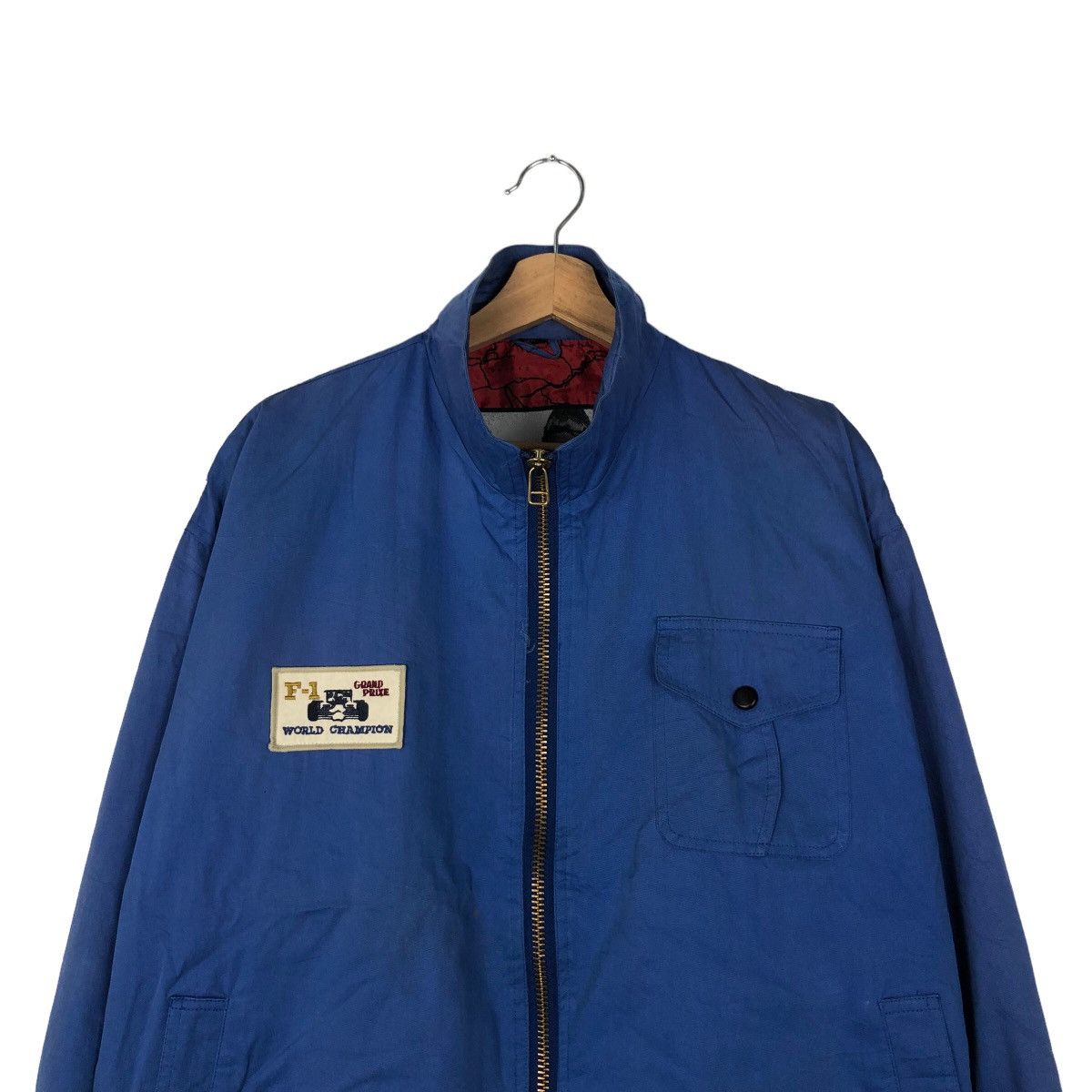 Japanese Brand VINTAGE J.C.TARNER F1 RACING BIG LOGO BOMBER JACKET Size US L / EU 52-54 / 3 - 2 Thumbnail