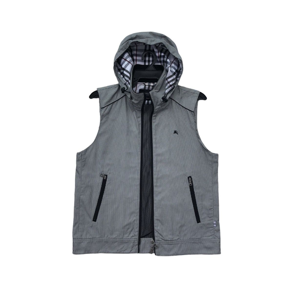 Burberry Burberry Black Label Houndstooth Vest Jacket With Hoodie Size US M / EU 48-50 / 2 - 12 Thumbnail