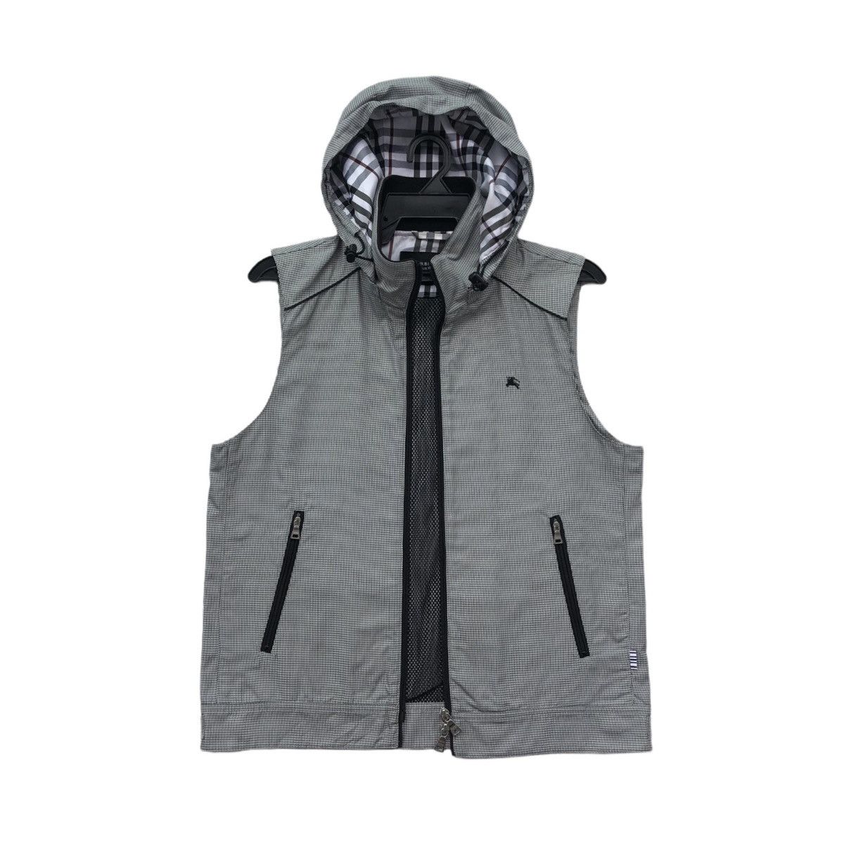 Burberry Burberry Black Label Houndstooth Vest Jacket With Hoodie Size US M / EU 48-50 / 2 - 4 Thumbnail