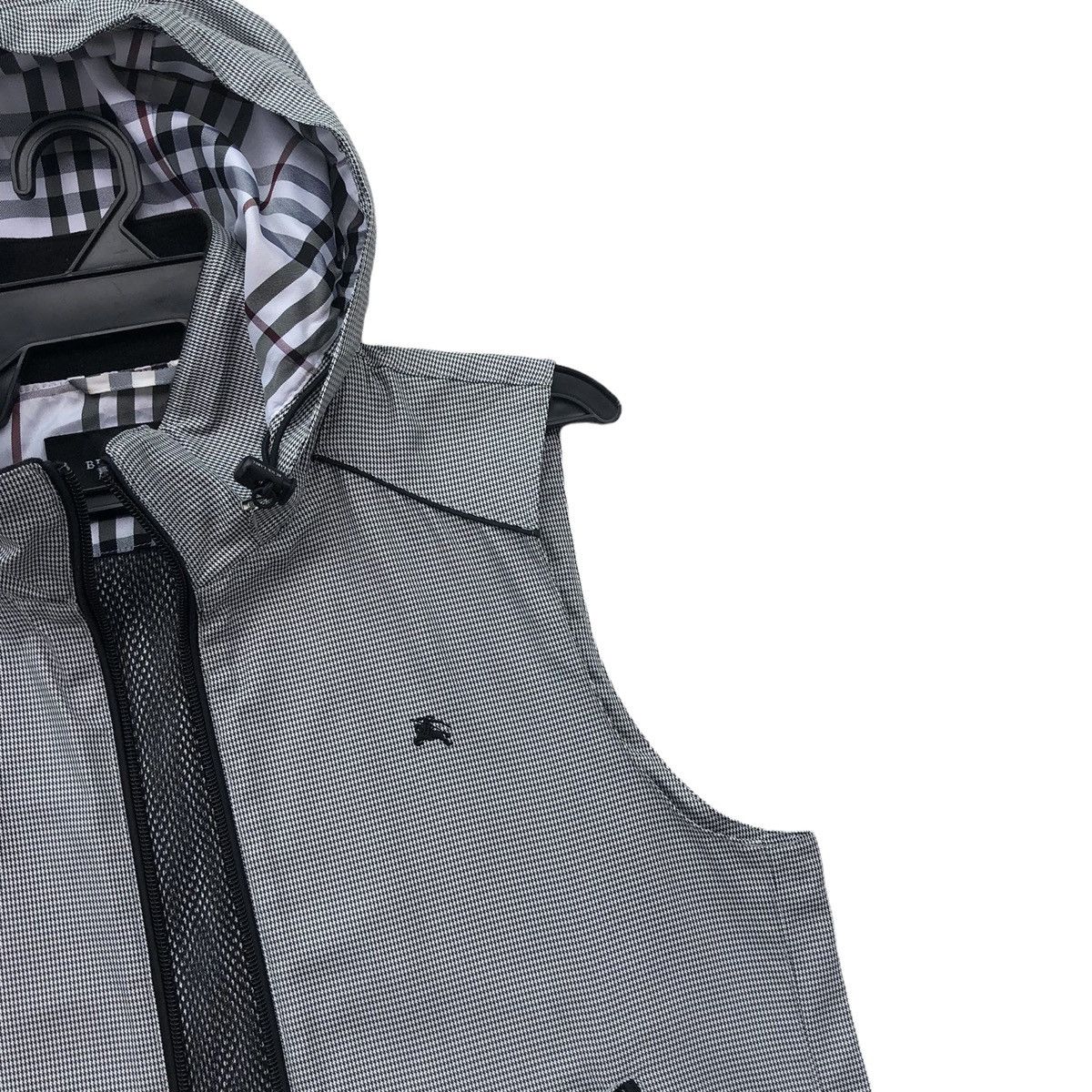 Burberry Burberry Black Label Houndstooth Vest Jacket With Hoodie Size US M / EU 48-50 / 2 - 8 Thumbnail