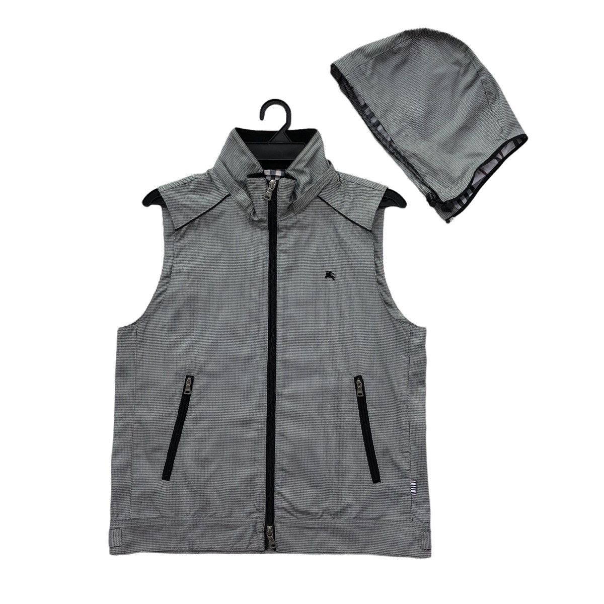 Burberry Burberry Black Label Houndstooth Vest Jacket With Hoodie Size US M / EU 48-50 / 2 - 7 Thumbnail