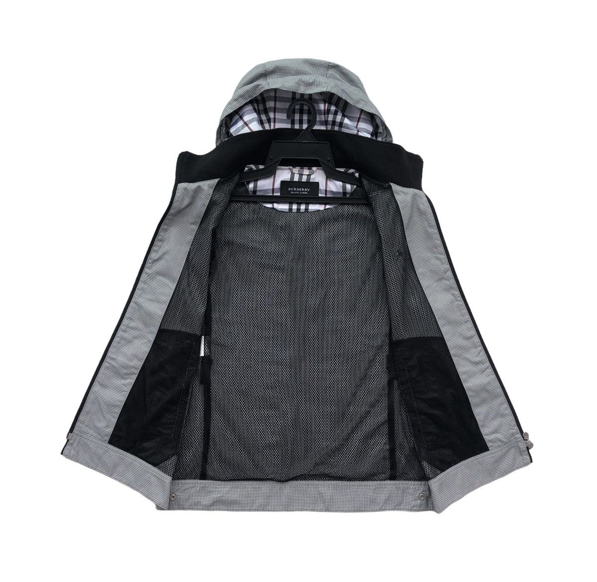 Burberry Burberry Black Label Houndstooth Vest Jacket With Hoodie Size US M / EU 48-50 / 2 - 13 Thumbnail