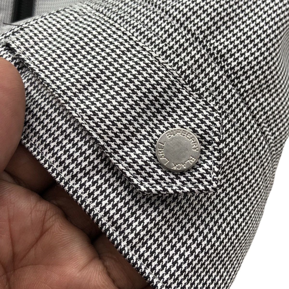 Burberry Burberry Black Label Houndstooth Vest Jacket With Hoodie Size US M / EU 48-50 / 2 - 18 Thumbnail