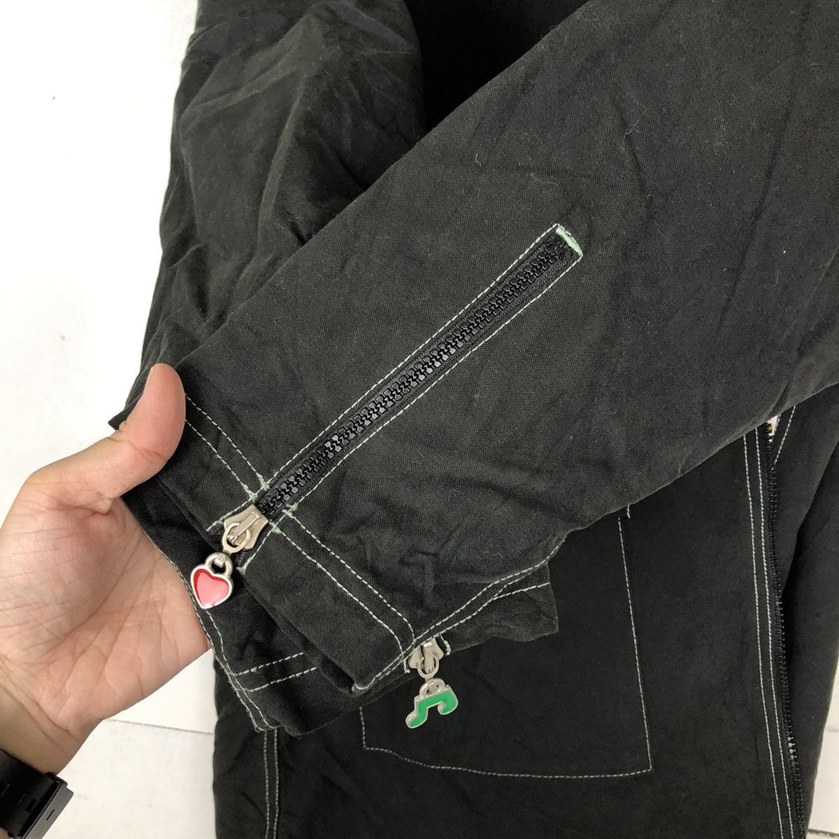 Japanese Brand VINTAGE LONG JACKET PIERO GUIDI JAPAN MADE RARE LINING Size US S / EU 44-46 / 1 - 14 Thumbnail