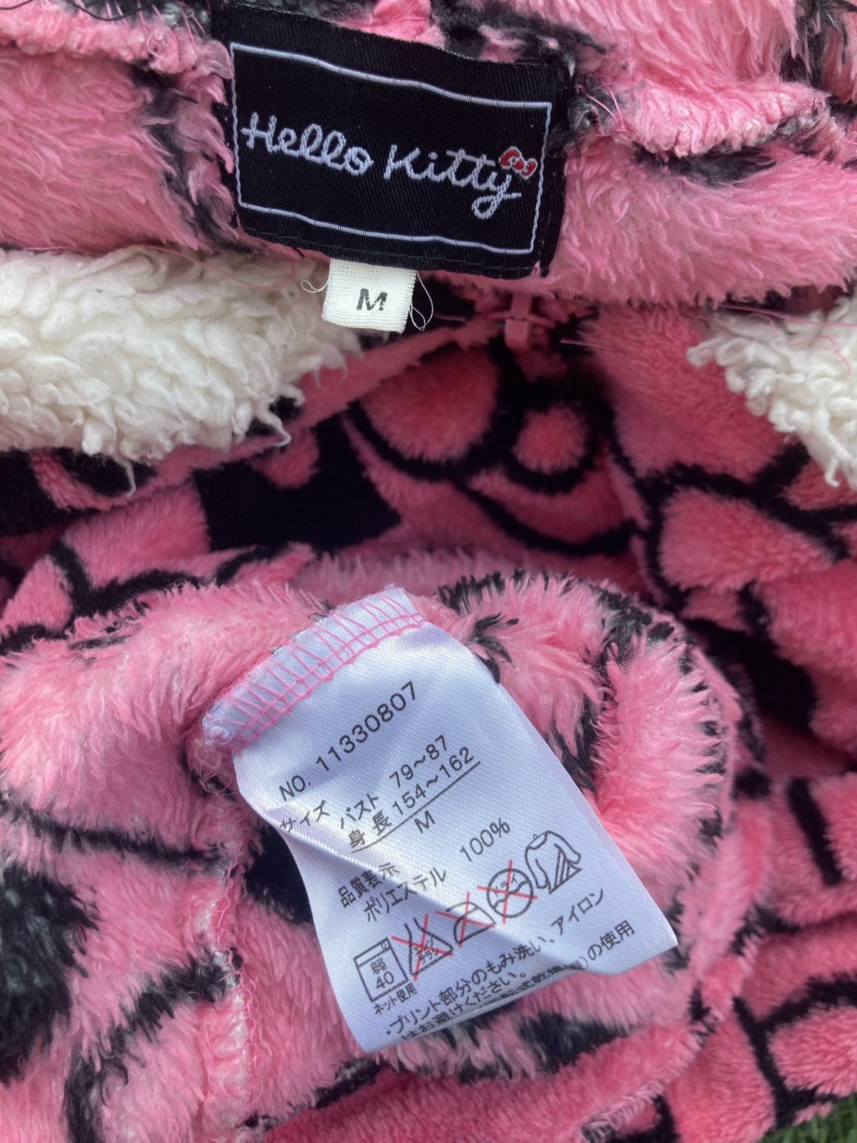 Japanese Brand HELLO KITTY FLEECE FULLPRINT ZIPPER HOODIE Size M / US 6-8 / IT 42-44 - 7 Thumbnail