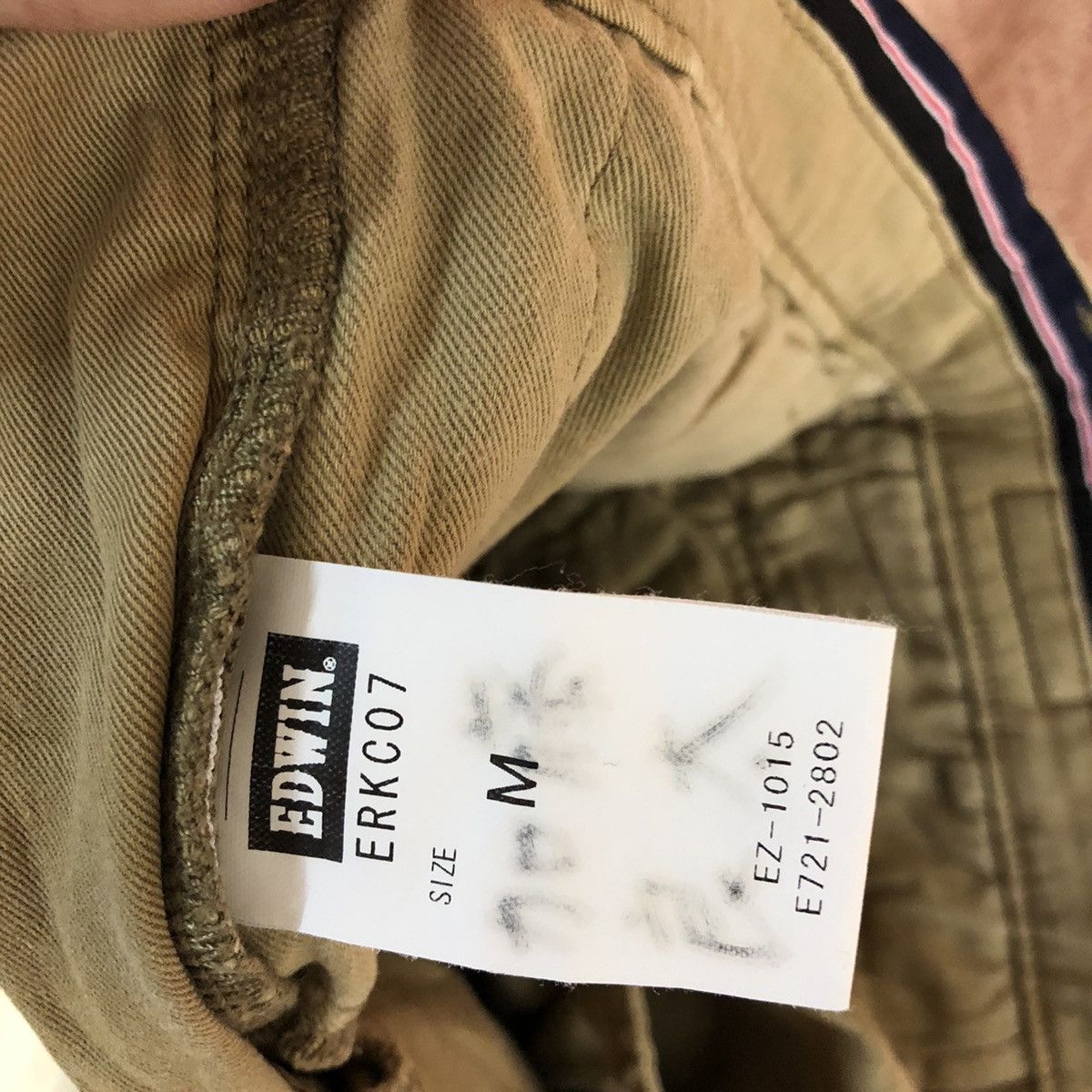 DLL Edwin Brown Multipocket Tactical Cargo Pants #c895