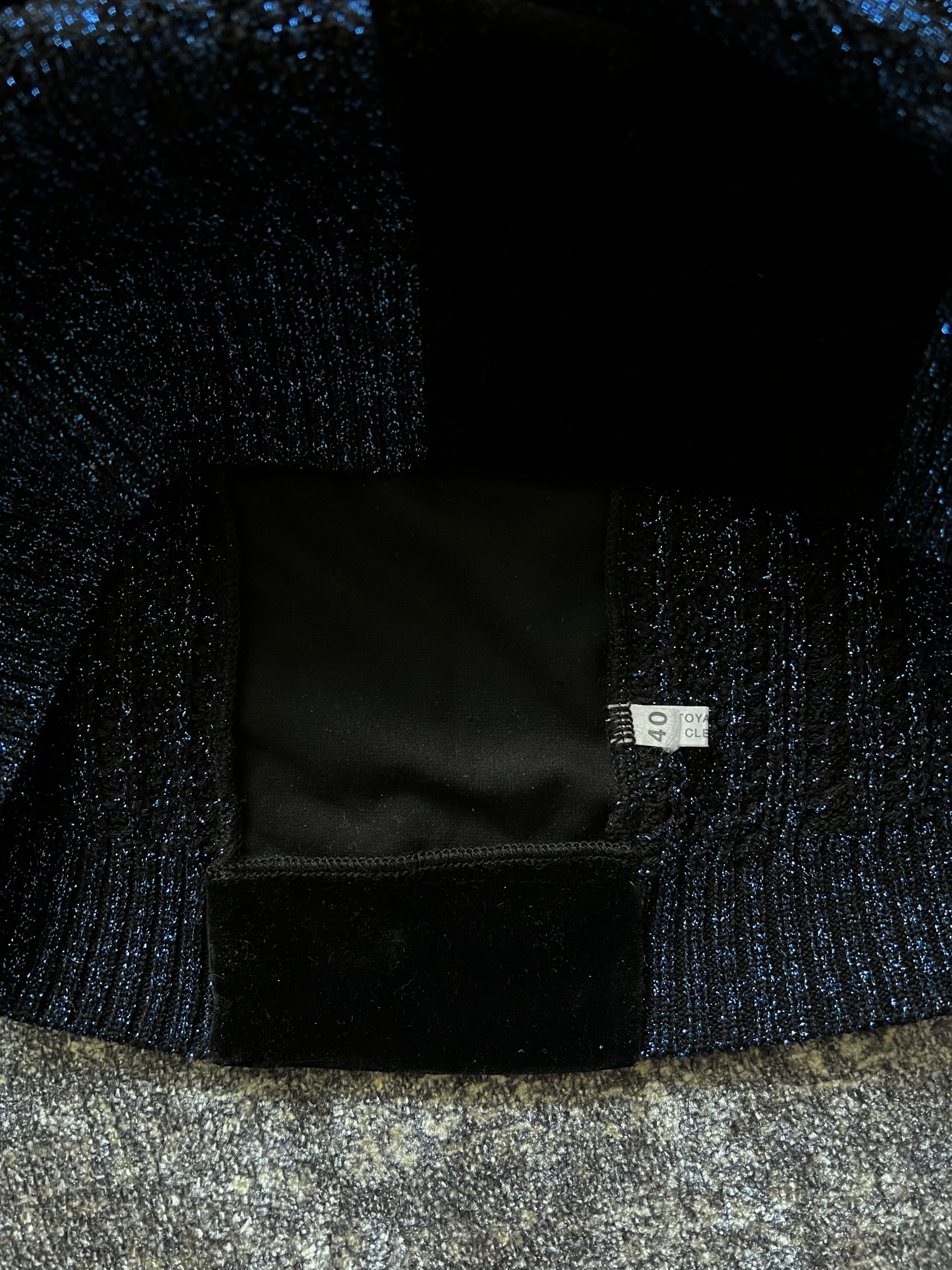Saint Laurent Paris 80s Yves Saint Laurent Knit Velour Lurex Wool Sweater Size M / US 6-8 / IT 42-44 - 12 Thumbnail