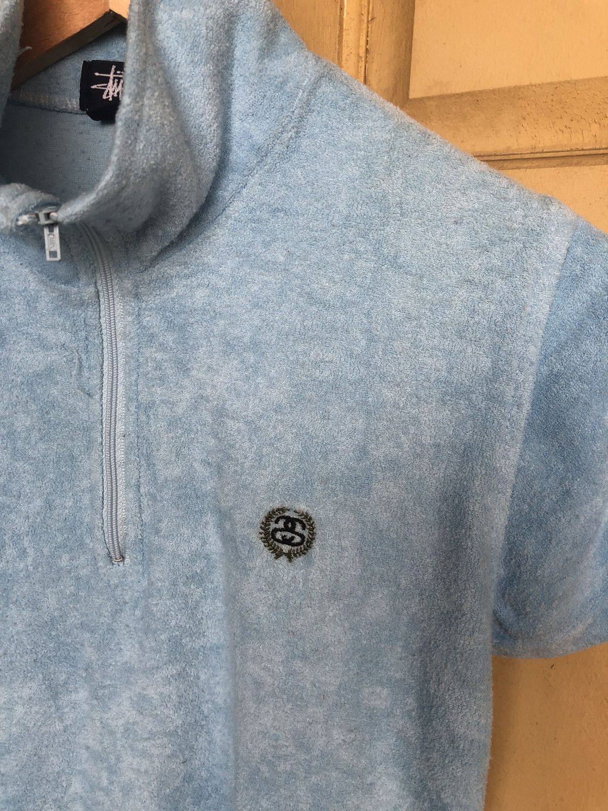 Stussy Vintage Stussy Double S Logo Fleece Crop Top Size S / US 4 / IT 40 - 5 Thumbnail