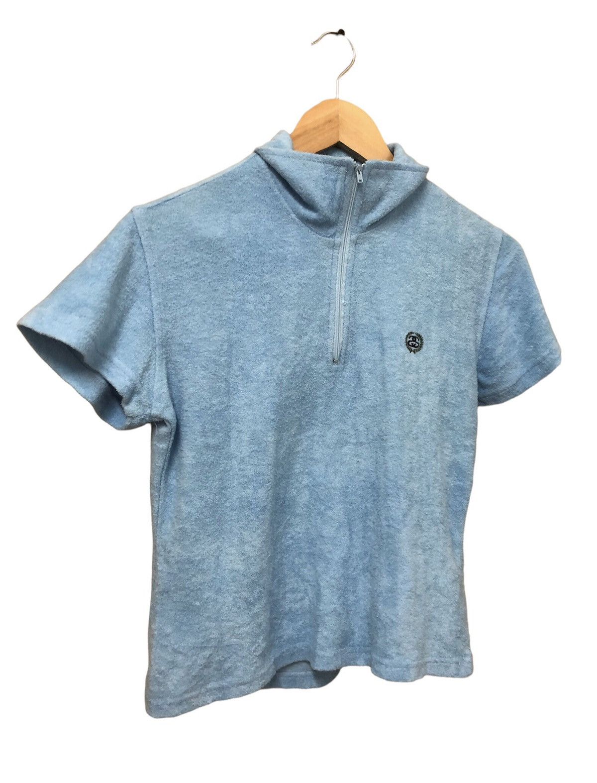 Stussy Vintage Stussy Double S Logo Fleece Crop Top Size S / US 4 / IT 40 - 2 Thumbnail