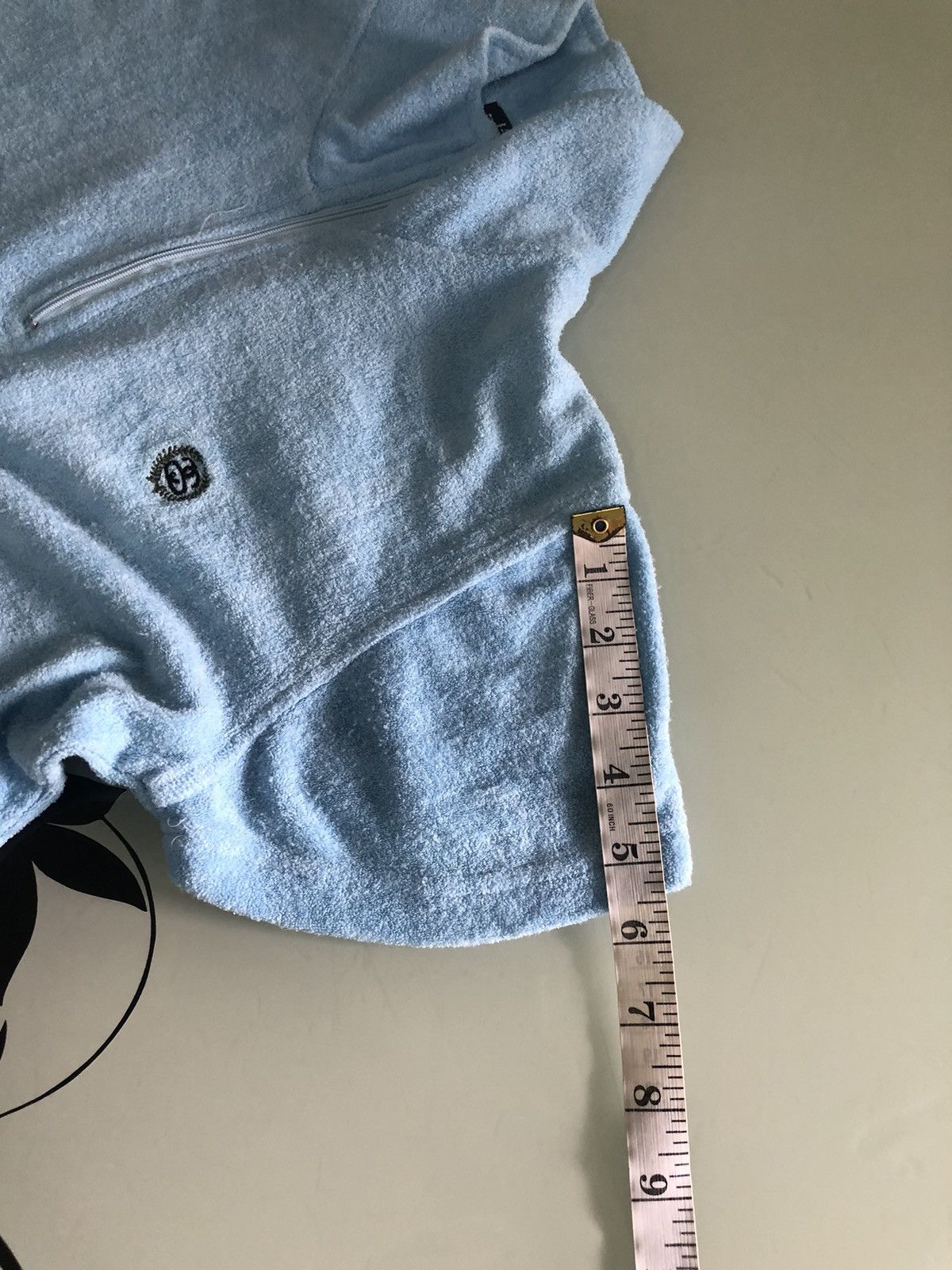 Stussy Vintage Stussy Double S Logo Fleece Crop Top Size S / US 4 / IT 40 - 17 Thumbnail
