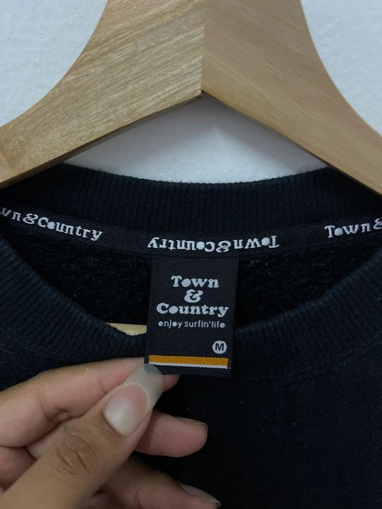 Japanese Brand × Vintage Town & Country Surf Style Hawaiian Crewneck Sweatshirt Size US M / EU 48-50 / 2 - 7 Thumbnail