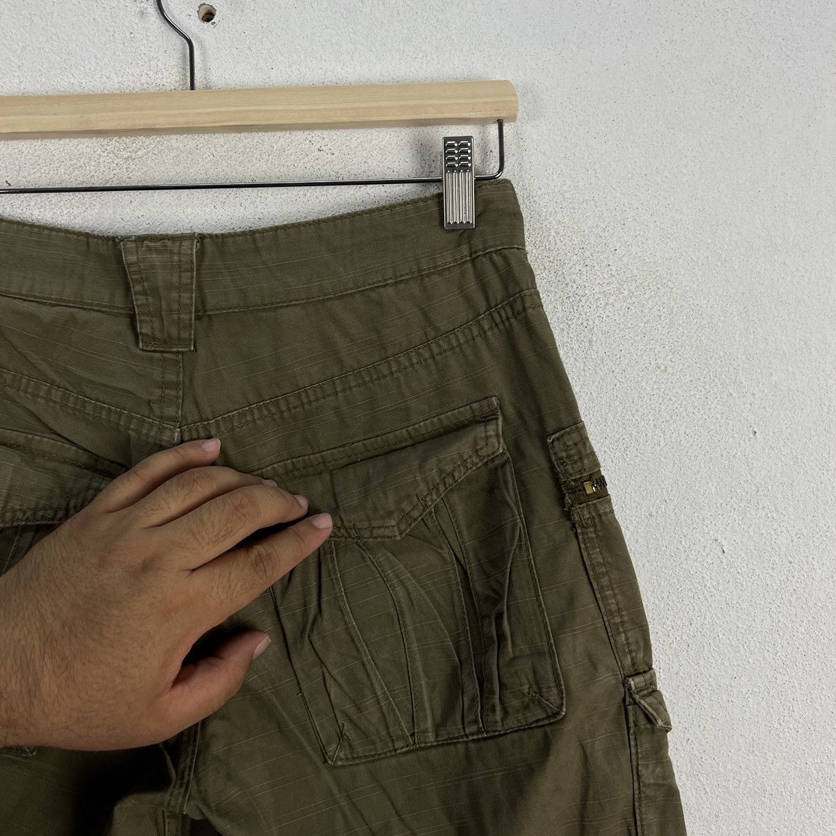 Hysteric Glamour VINTAGE CARGO MULTI POCKET PANTS PARACHUTE BIKER DESIGN Size US 30 / EU 46 - 10 Thumbnail