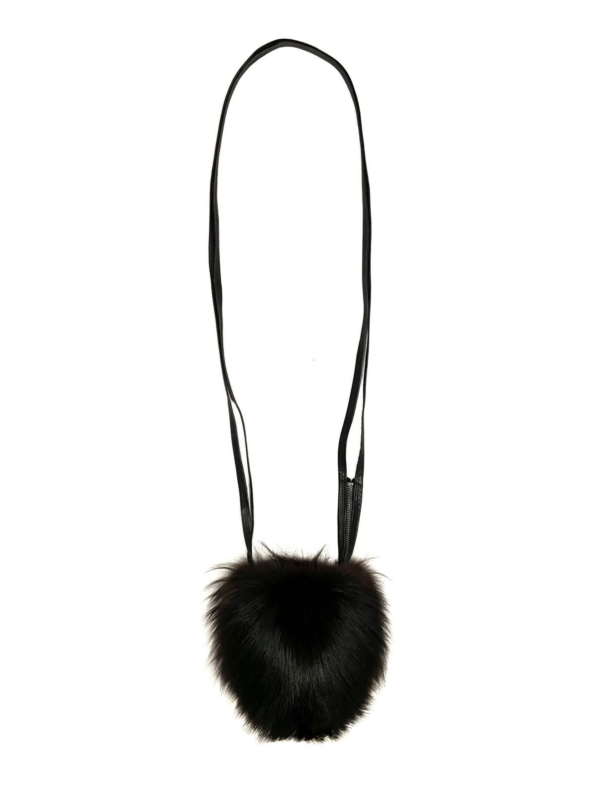 Rick Owens Palais Royal Fox Fur Bag (Hunrickowens, Hun, Mink) Size ONE SIZE - 1 Thumbnail