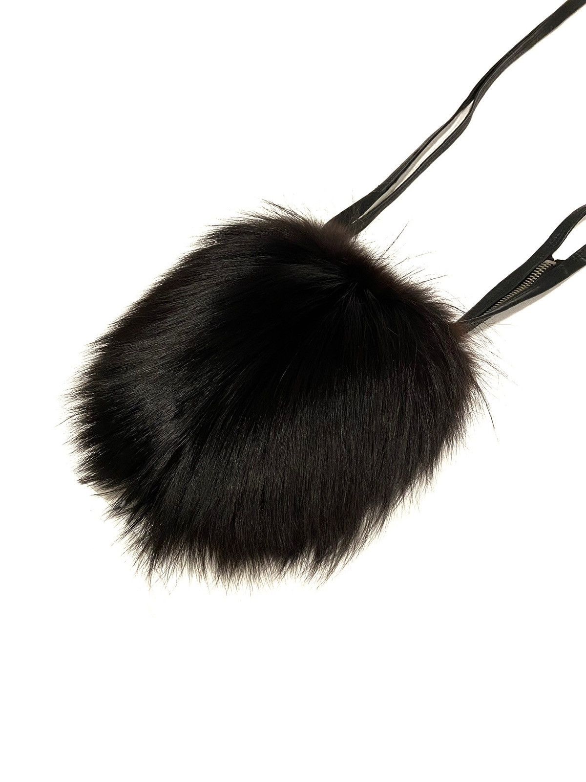 Rick Owens Palais Royal Fox Fur Bag (Hunrickowens, Hun, Mink) Size ONE SIZE - 2 Thumbnail