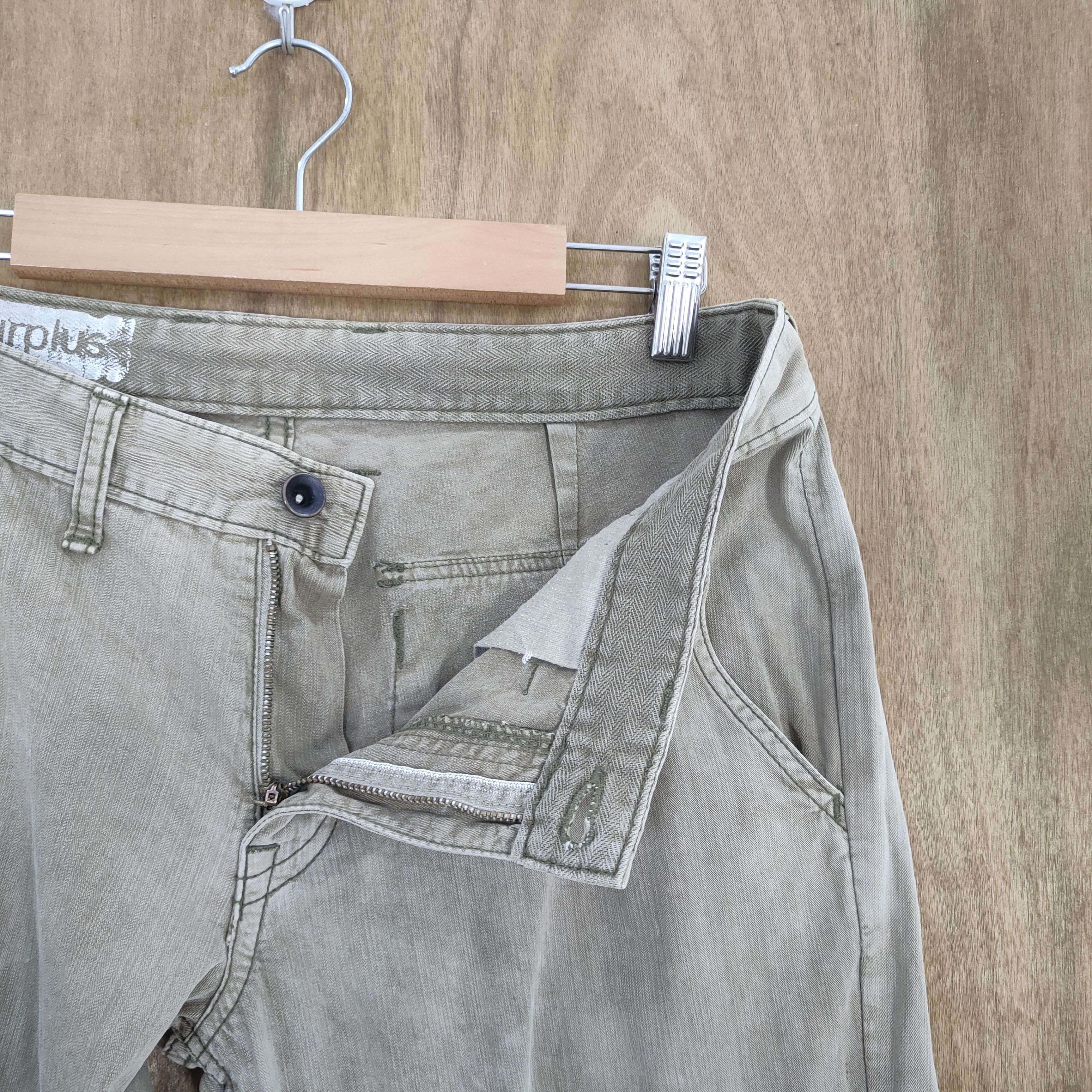 Japanese Brand VINTAGE JAPANESE FADED FLARE CARGO PANTS Size US 30 / EU 46 - 13 Thumbnail