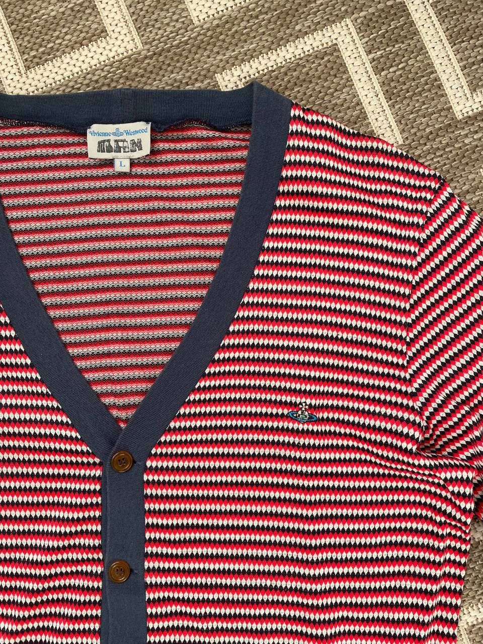 Vivienne Westwood Vintage Vivienne Westwood cardigane pattern striped print Size US M / EU 48-50 / 2 - 1 Thumbnail