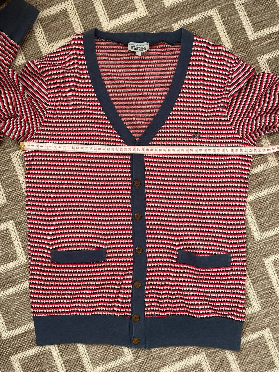 Vivienne Westwood Vintage Vivienne Westwood cardigane pattern striped print Size US M / EU 48-50 / 2 - 11 Thumbnail