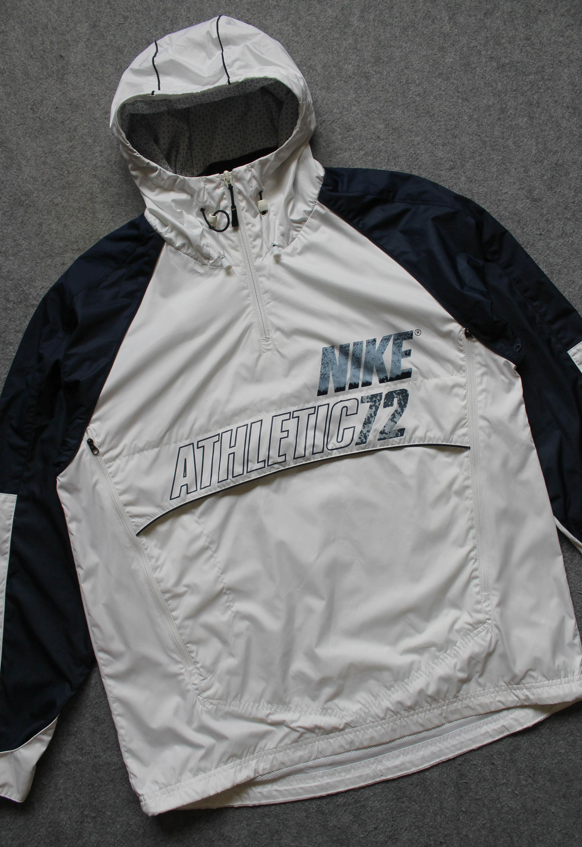 Nike Vintage Nike Athletic big logo anorak jacket Size US M / EU 48-50 / 2 - 1 Thumbnail