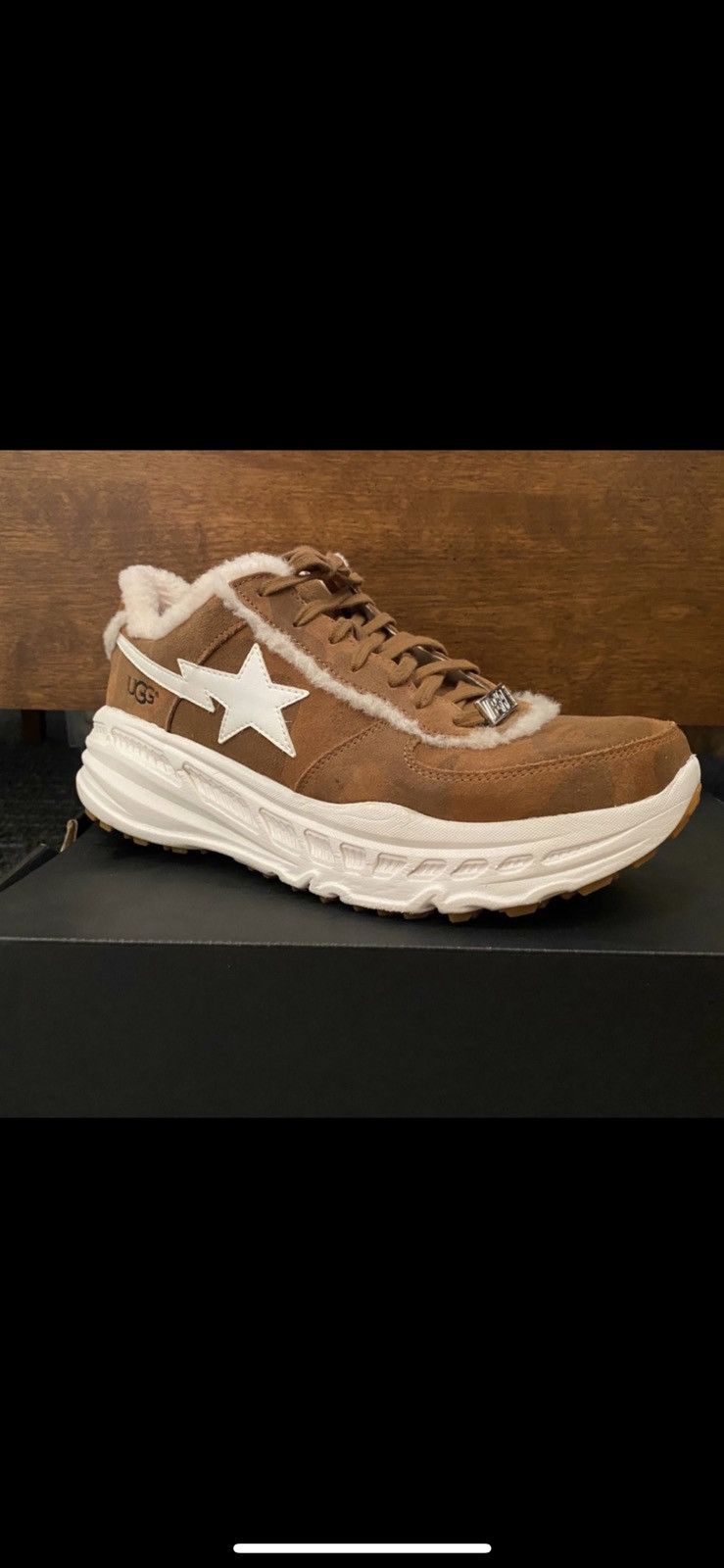 Bape × Ugg Bape x Ugg Bapesta Sneakers Size US 11.5 / EU 44-45 - 7 Thumbnail