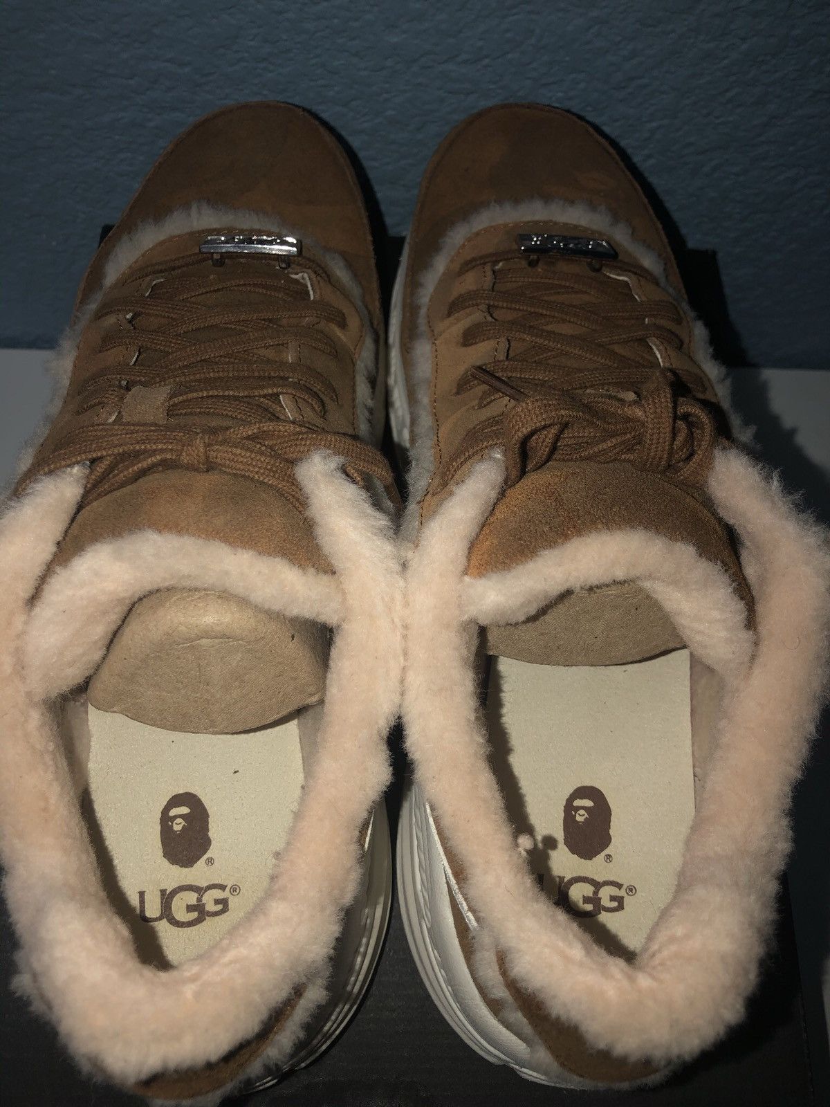 Bape × Ugg Bape x Ugg Bapesta Sneakers Size US 11.5 / EU 44-45 - 4 Thumbnail