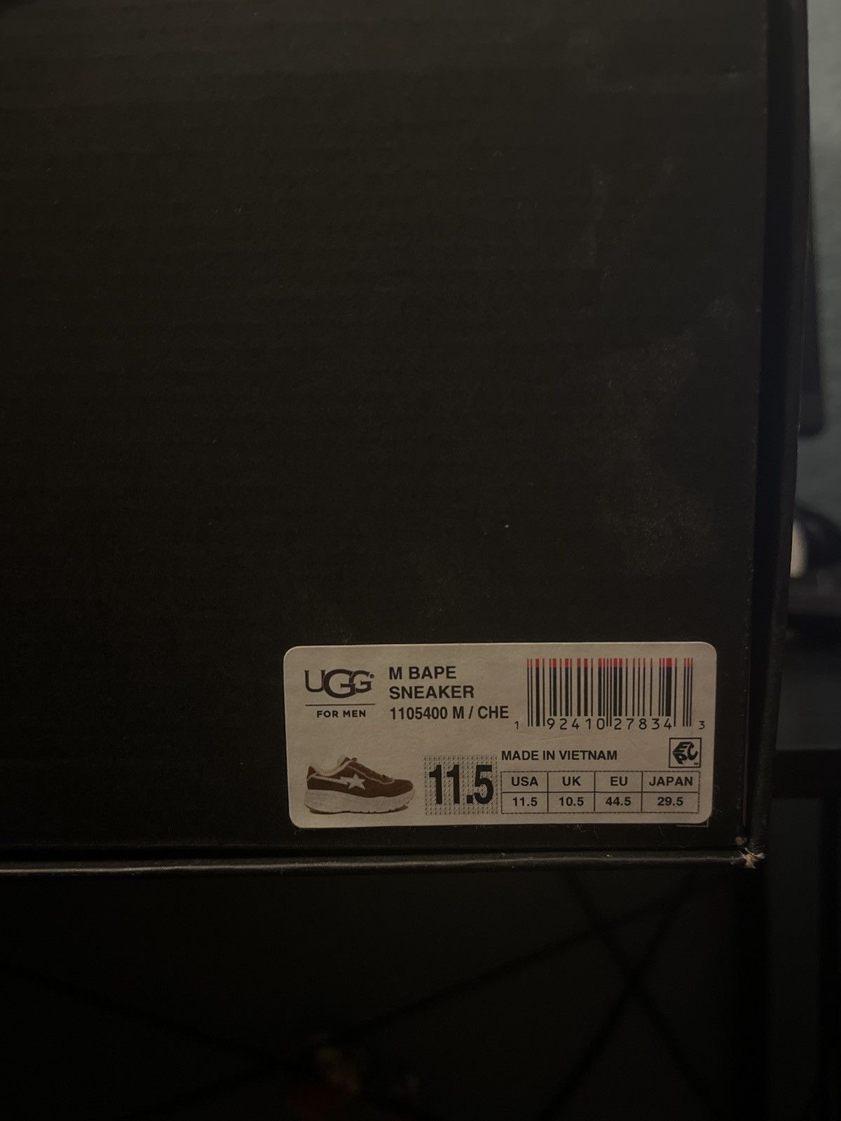 Bape × Ugg Bape x Ugg Bapesta Sneakers Size US 11.5 / EU 44-45 - 8 Thumbnail