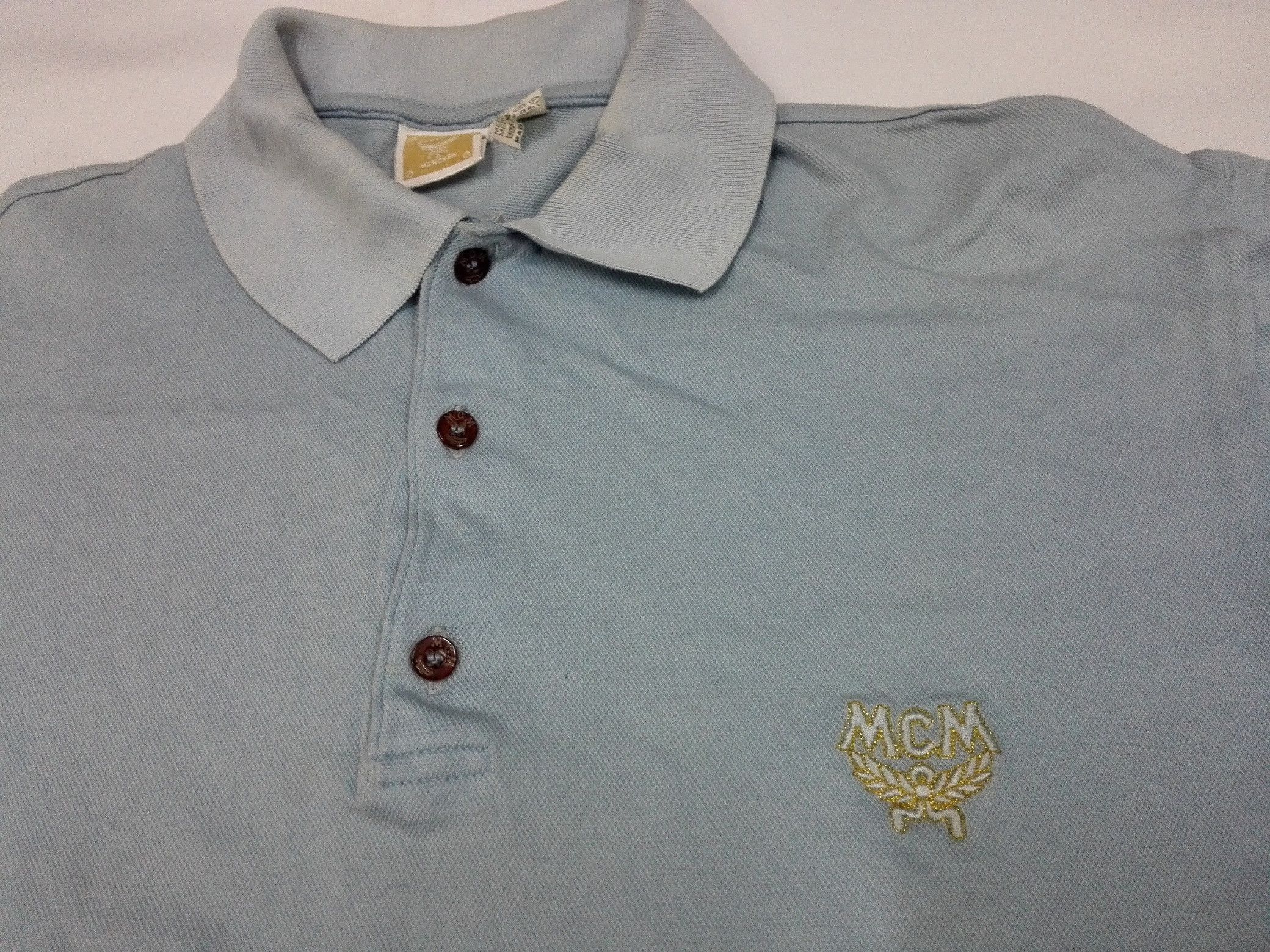 MCM Vintage MODE CREATION MUNCHEN MCM Polo Shirt Size S / US 4 / IT 40 - 1 Thumbnail