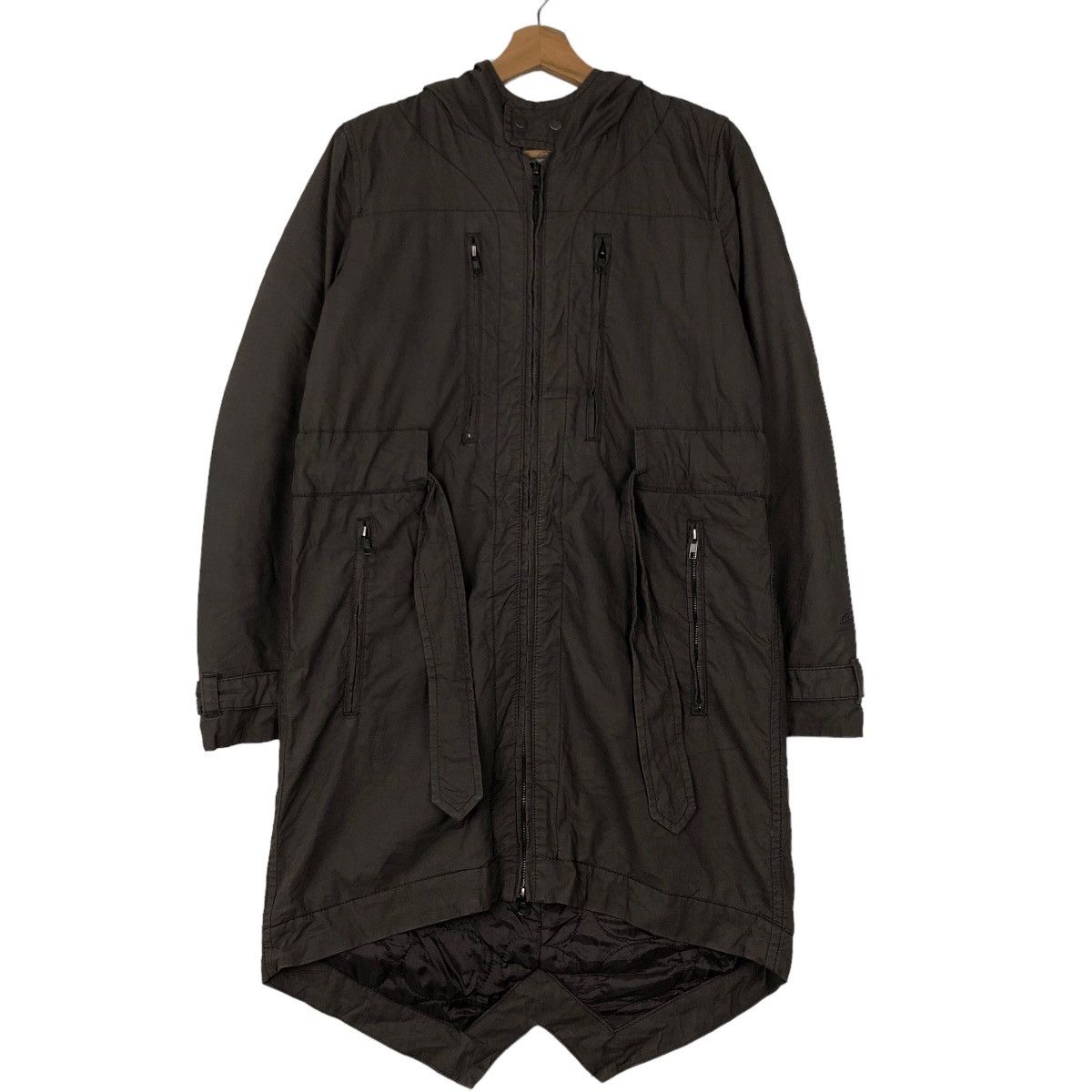 Japanese Brand VINTAGE FISH TAIL PARKA JACKET DIESEL MILITARY DESIGN Size US XS / EU 42 / 0 - 1 Thumbnail