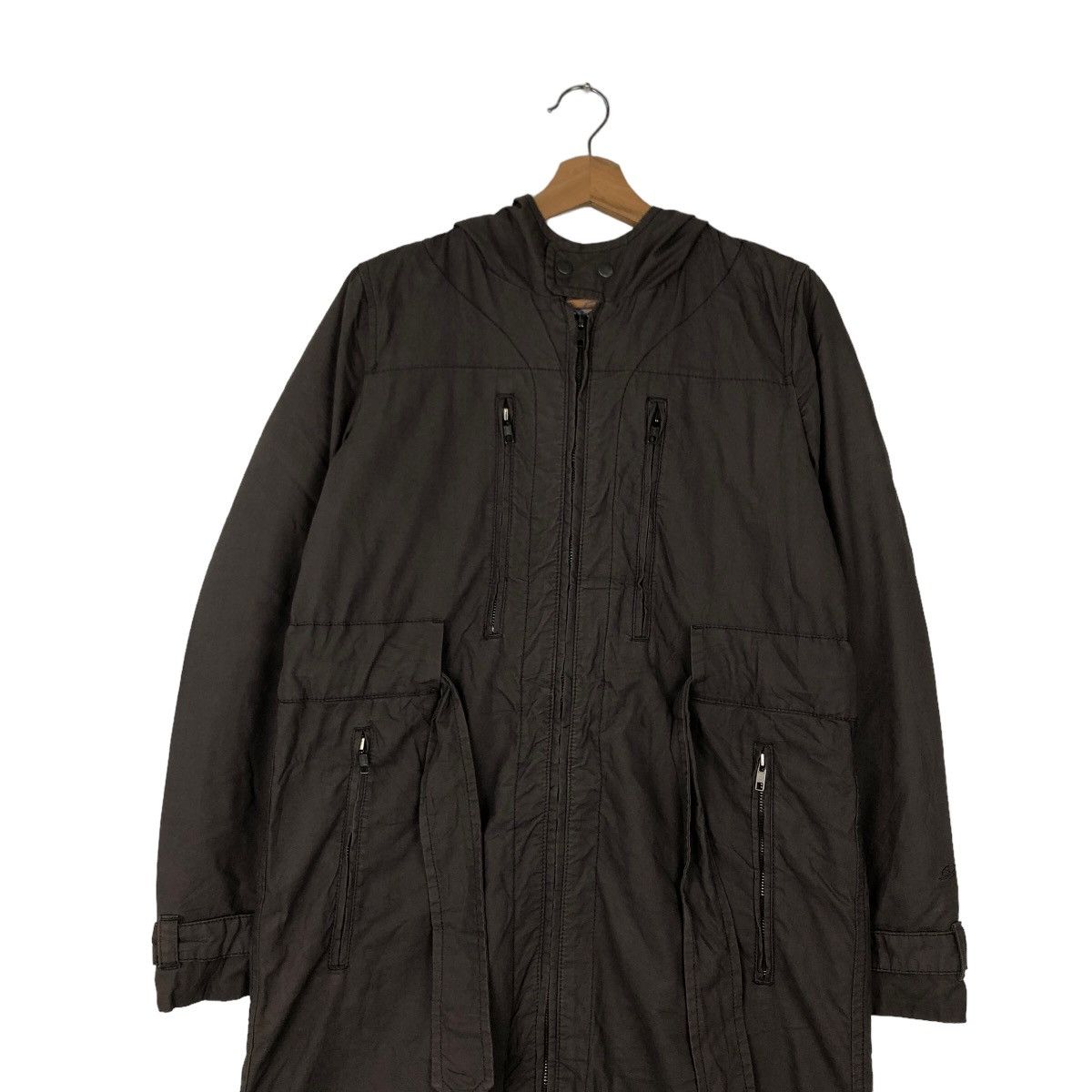 Japanese Brand VINTAGE FISH TAIL PARKA JACKET DIESEL MILITARY DESIGN Size US XS / EU 42 / 0 - 2 Thumbnail