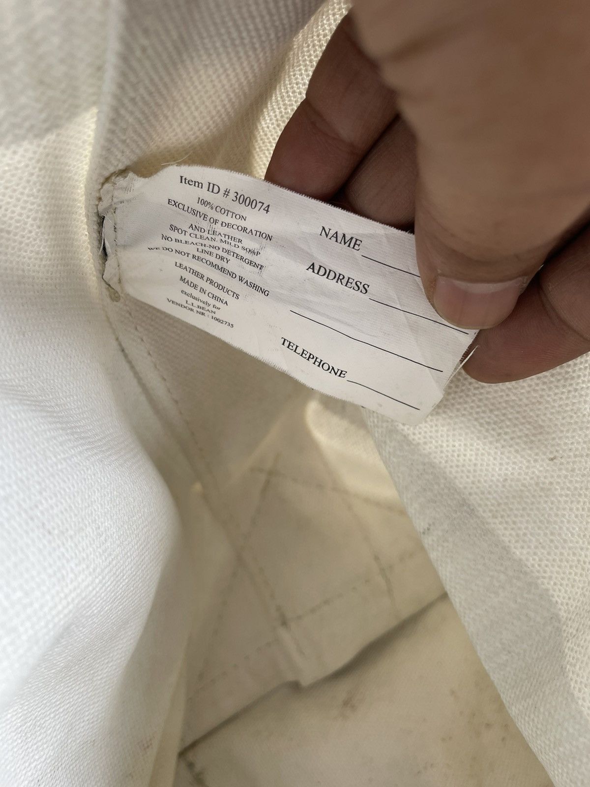L.L. Bean L.L.Bean Canvas Stripes Tote Bag Size ONE SIZE - 12 Thumbnail