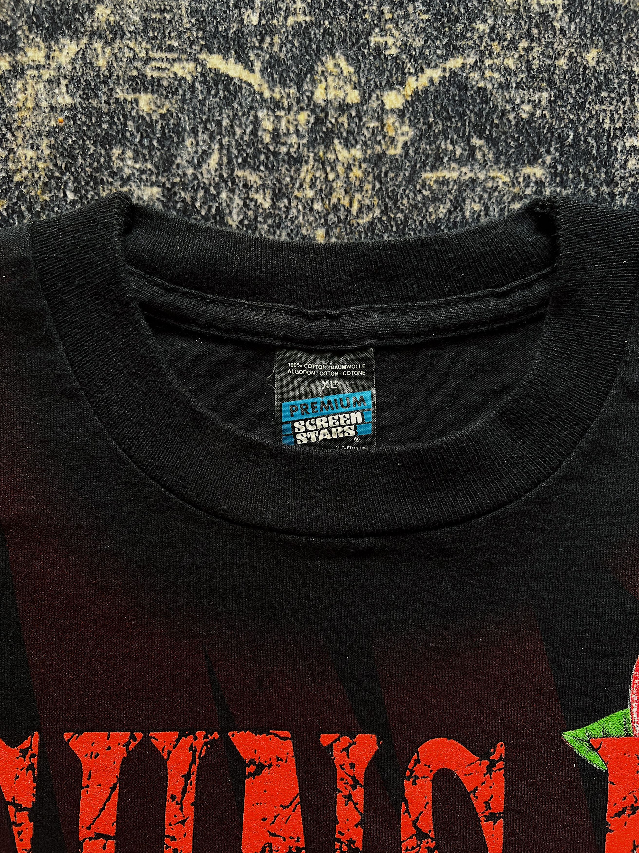 Band Tees × Guns N' Roses × Vintage 90s Vintage 1993 Guns N Roses All Over Print Rock T-Shirt Size US XL / EU 56 / 4 - 8 Thumbnail