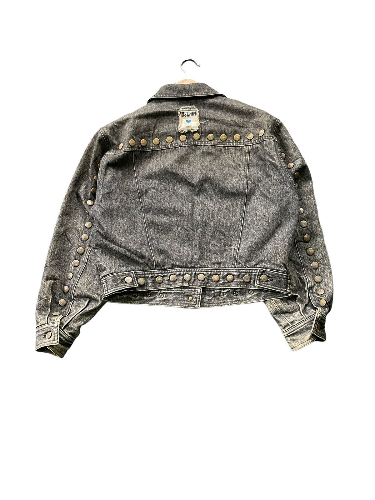 Moschino Vintage Moschino King of Hearts Denim Jacket Size US M / EU 48-50 / 2 - 6 Thumbnail