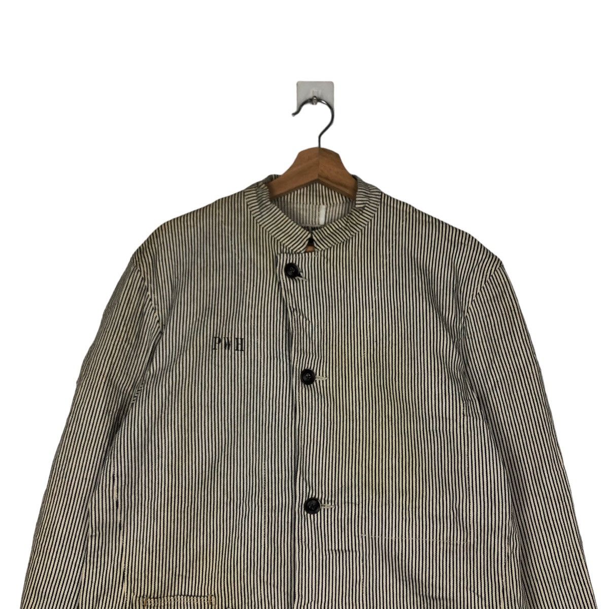 Japanese Brand VINTAGE HIKORY CHORE JACKET BEAMS MFG CO ISSEY MIYAKE DESIGN Size US L / EU 52-54 / 3 - 2 Thumbnail