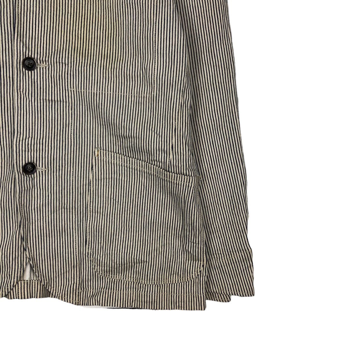 Japanese Brand VINTAGE HIKORY CHORE JACKET BEAMS MFG CO ISSEY MIYAKE DESIGN Size US L / EU 52-54 / 3 - 4 Thumbnail
