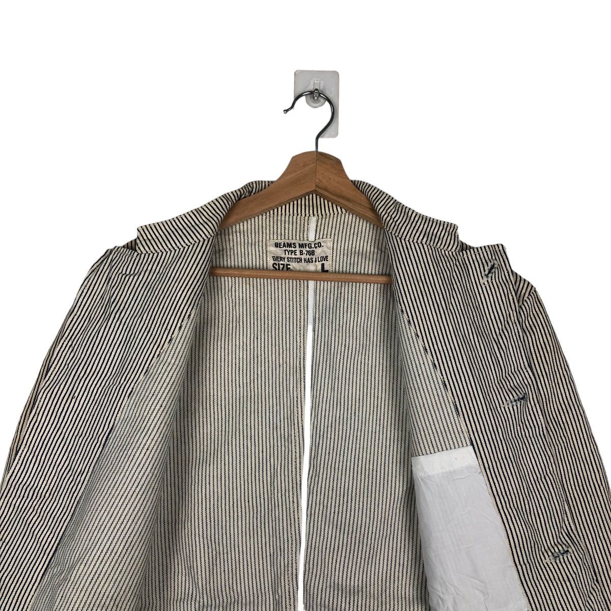 Japanese Brand VINTAGE HIKORY CHORE JACKET BEAMS MFG CO ISSEY MIYAKE DESIGN Size US L / EU 52-54 / 3 - 11 Thumbnail