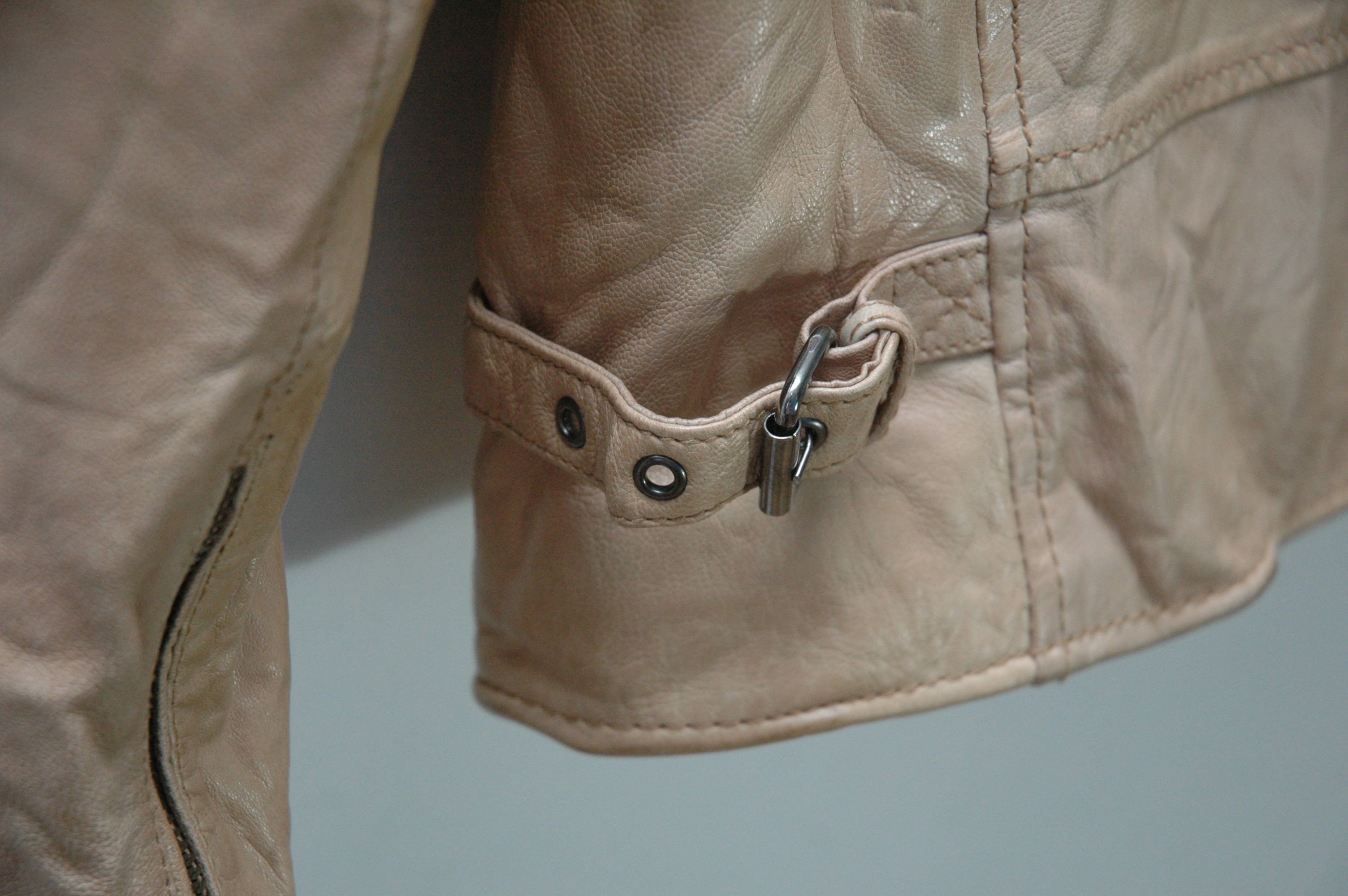Scotch & Soda RRP 475$ NWT Scotch Soda Biker Leather Tan Jacket Size US XXL / EU 58 / 5 - 10 Thumbnail