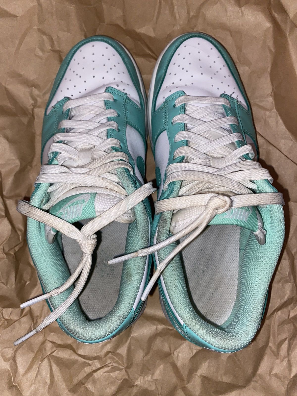 Nike Nike Dunk Low Green Glow Size US 9.5 / IT 39.5 - 5 Thumbnail