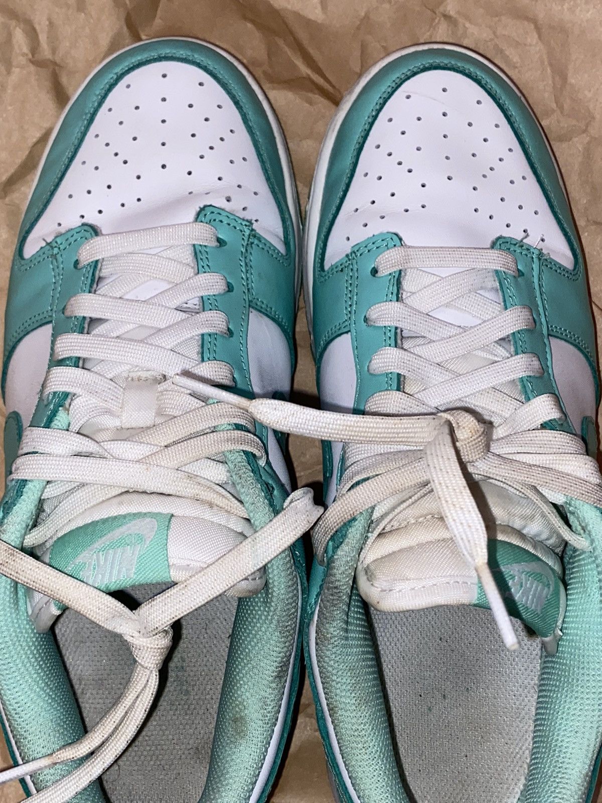 Nike Nike Dunk Low Green Glow Size US 9.5 / IT 39.5 - 7 Thumbnail