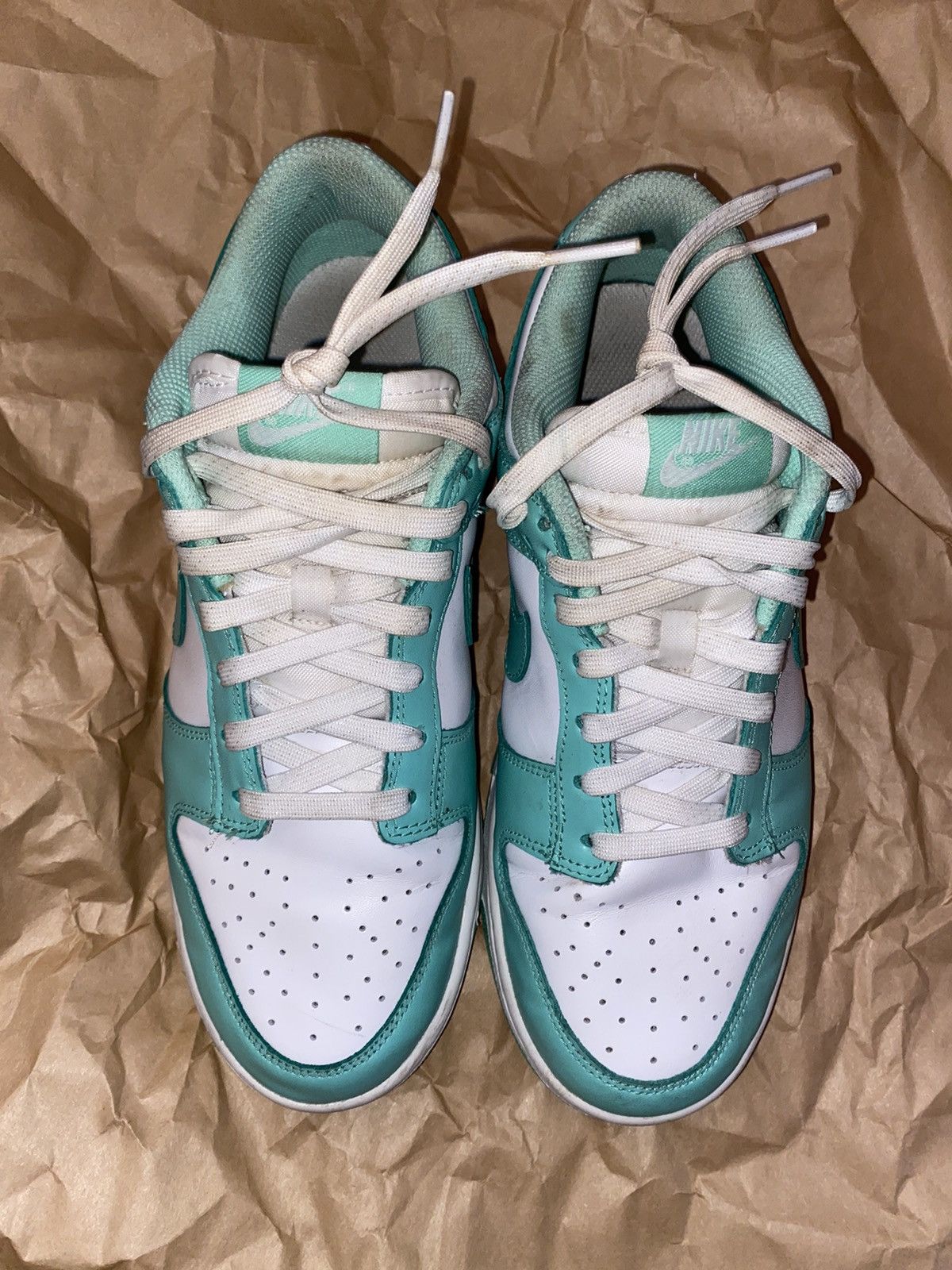Nike Nike Dunk Low Green Glow Size US 9.5 / IT 39.5 - 3 Thumbnail