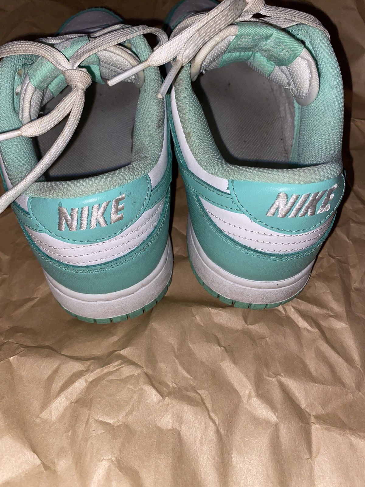 Nike Nike Dunk Low Green Glow Size US 9.5 / IT 39.5 - 4 Thumbnail