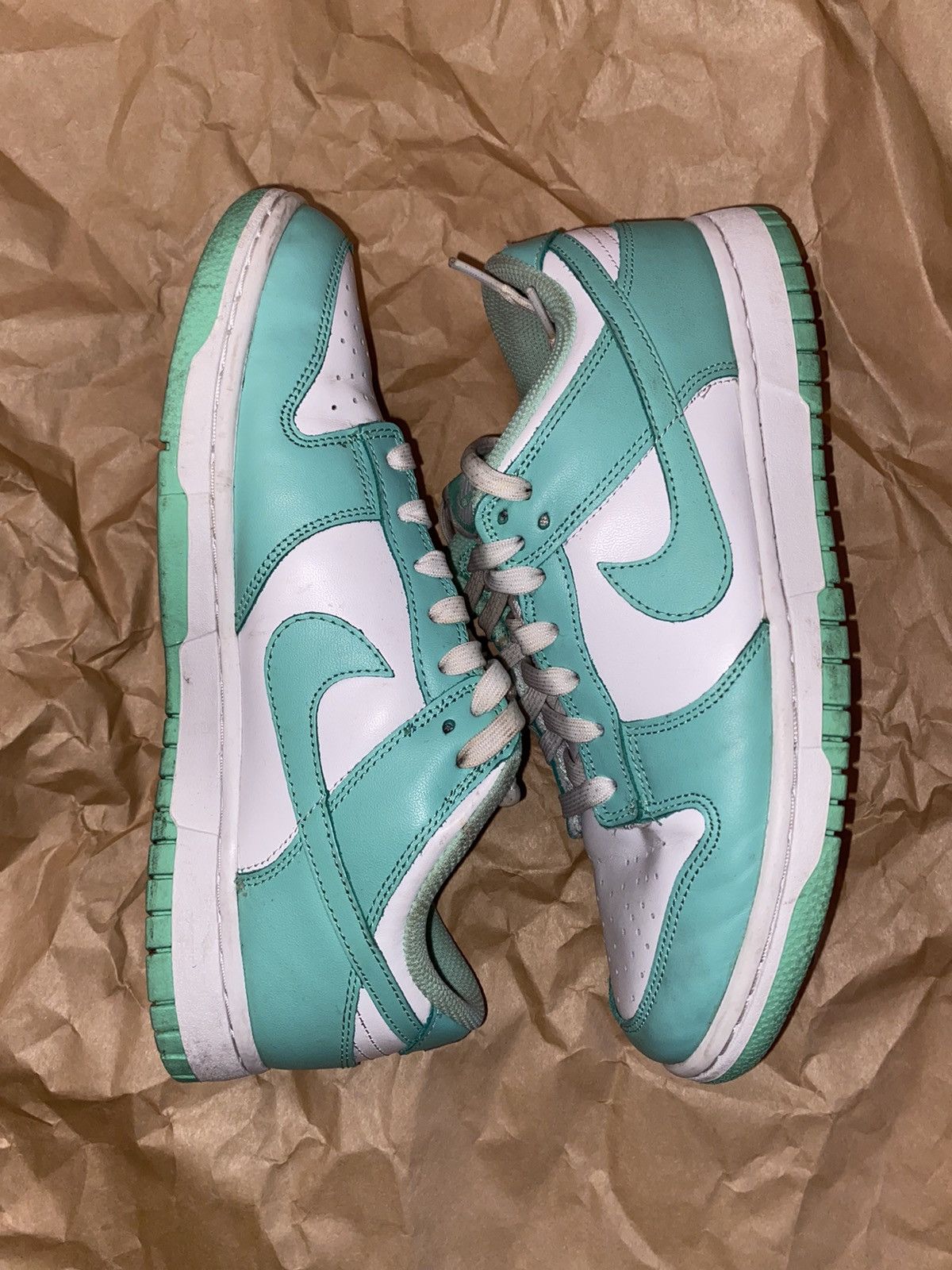 image of Nike Dunk Low Green Glow Shoes, Women's (Size 9.5)