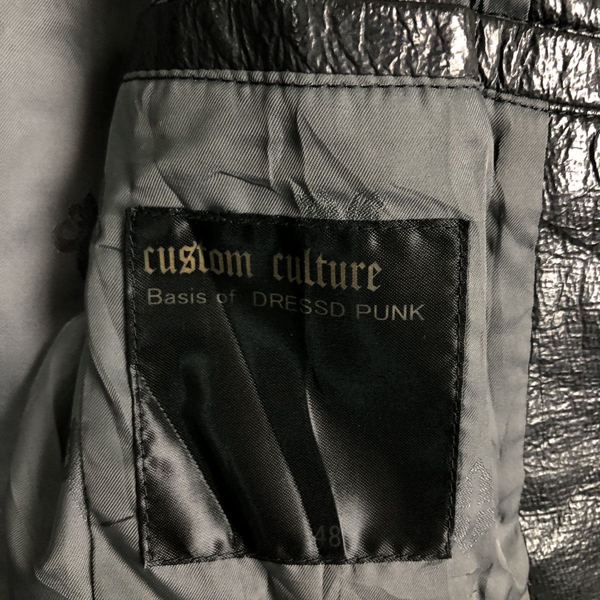 Japanese Brand PARACHUTE SOFT LEATHER JACKET CUSTOM CULTURE DRESSED PUNK Size US M / EU 48-50 / 2 - 13 Thumbnail
