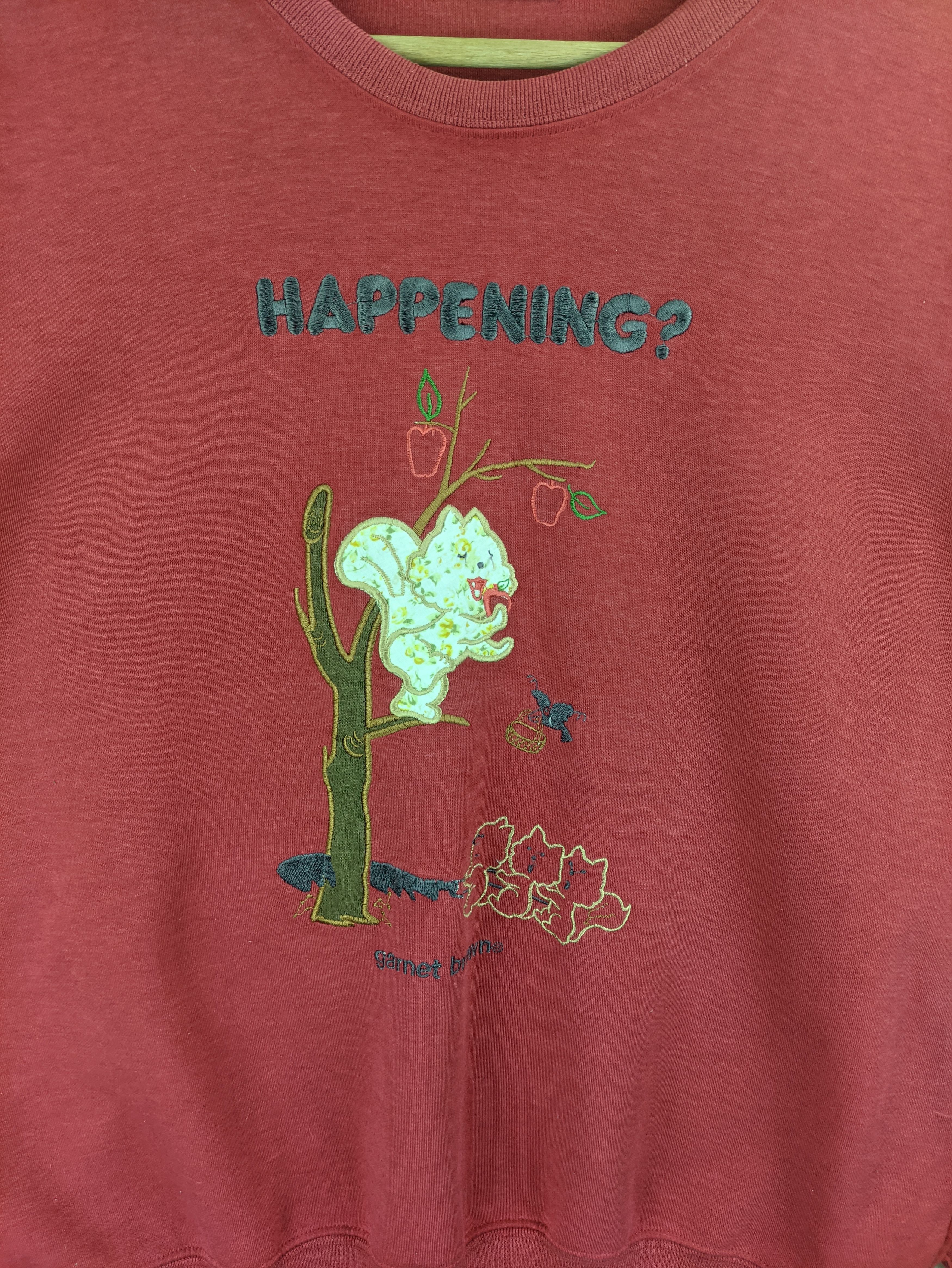 Japanese Brand Steals🔥Vintage Sweatshirt by Garnet Brown Size M / US 6-8 / IT 42-44 - 7 Thumbnail