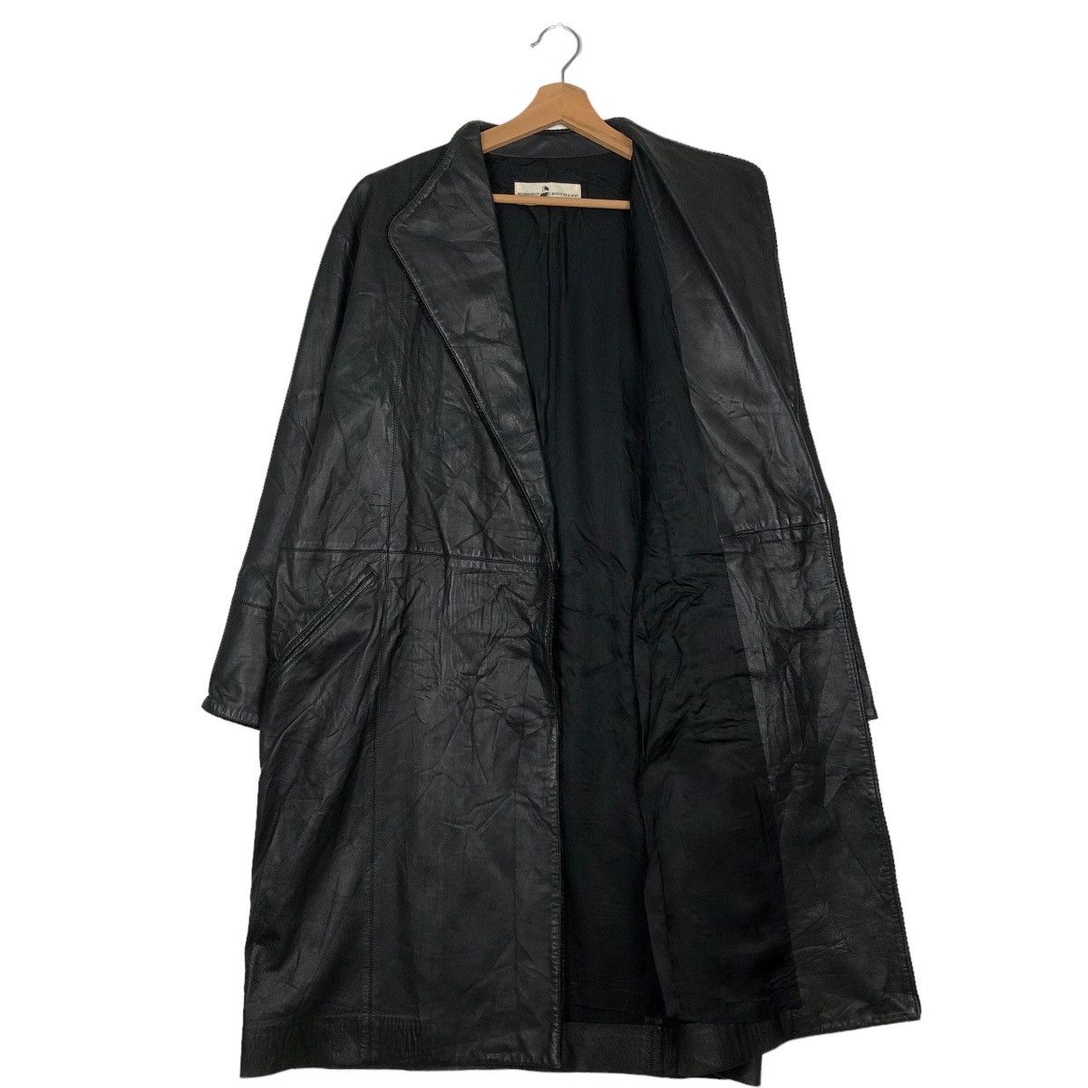 Japanese Brand VINTAGE SOFT LEATHER JACKET HIROKO KOSHINO INSPRE RICK OWENS Size US L / EU 52-54 / 3 - 9 Thumbnail