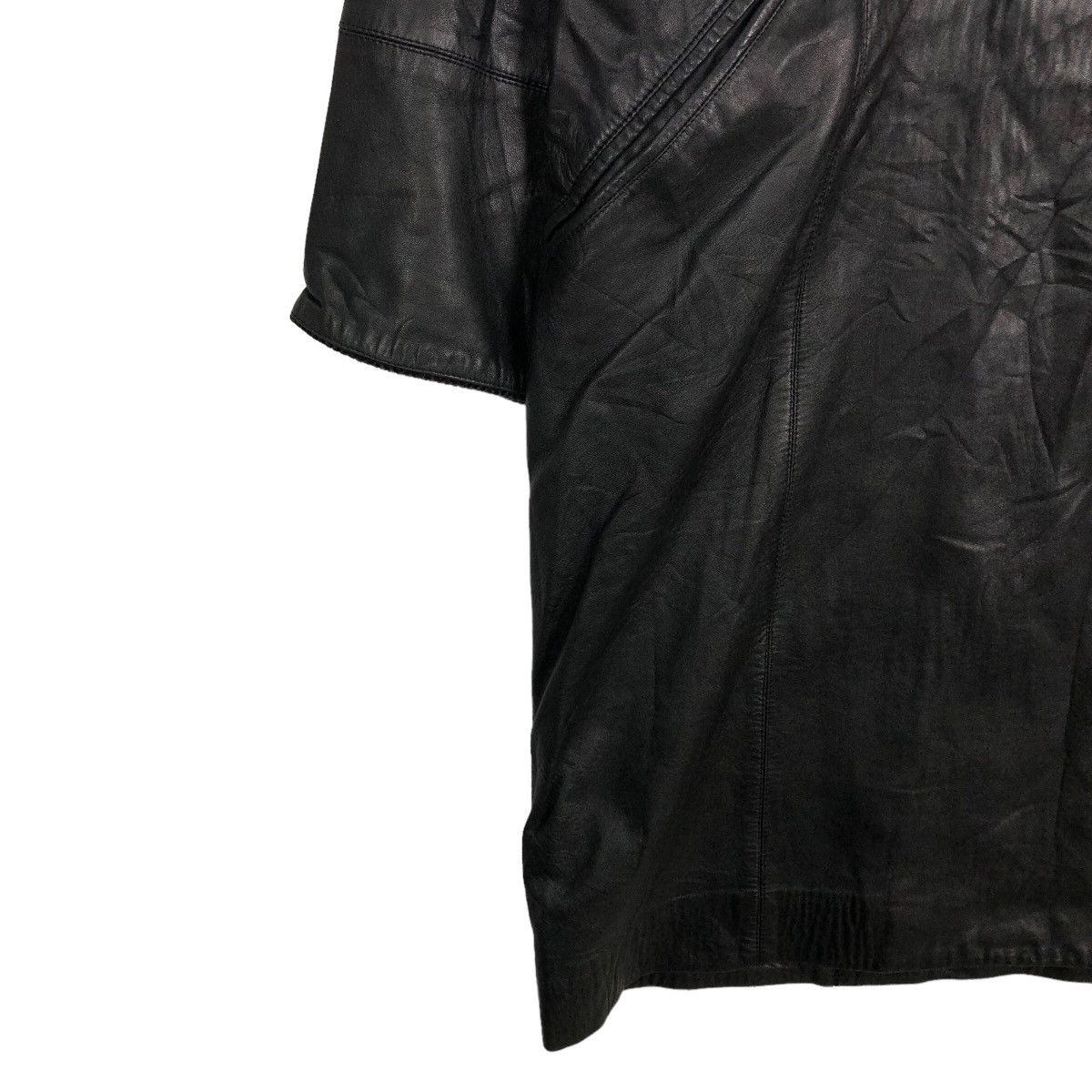 Japanese Brand VINTAGE SOFT LEATHER JACKET HIROKO KOSHINO INSPRE RICK OWENS Size US L / EU 52-54 / 3 - 3 Thumbnail