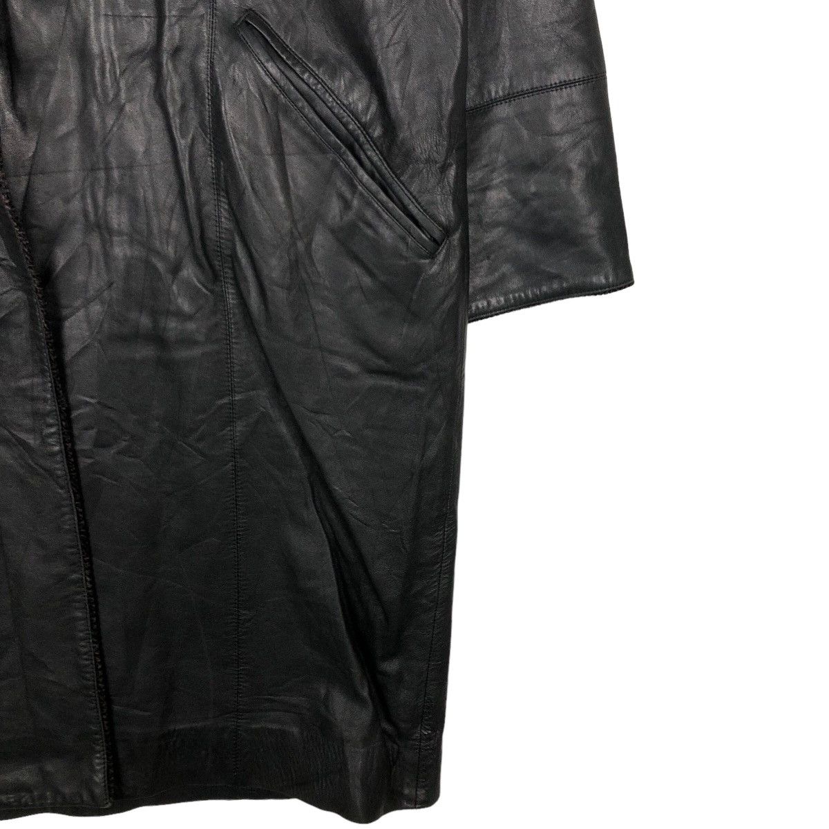 Japanese Brand VINTAGE SOFT LEATHER JACKET HIROKO KOSHINO INSPRE RICK OWENS Size US L / EU 52-54 / 3 - 4 Thumbnail