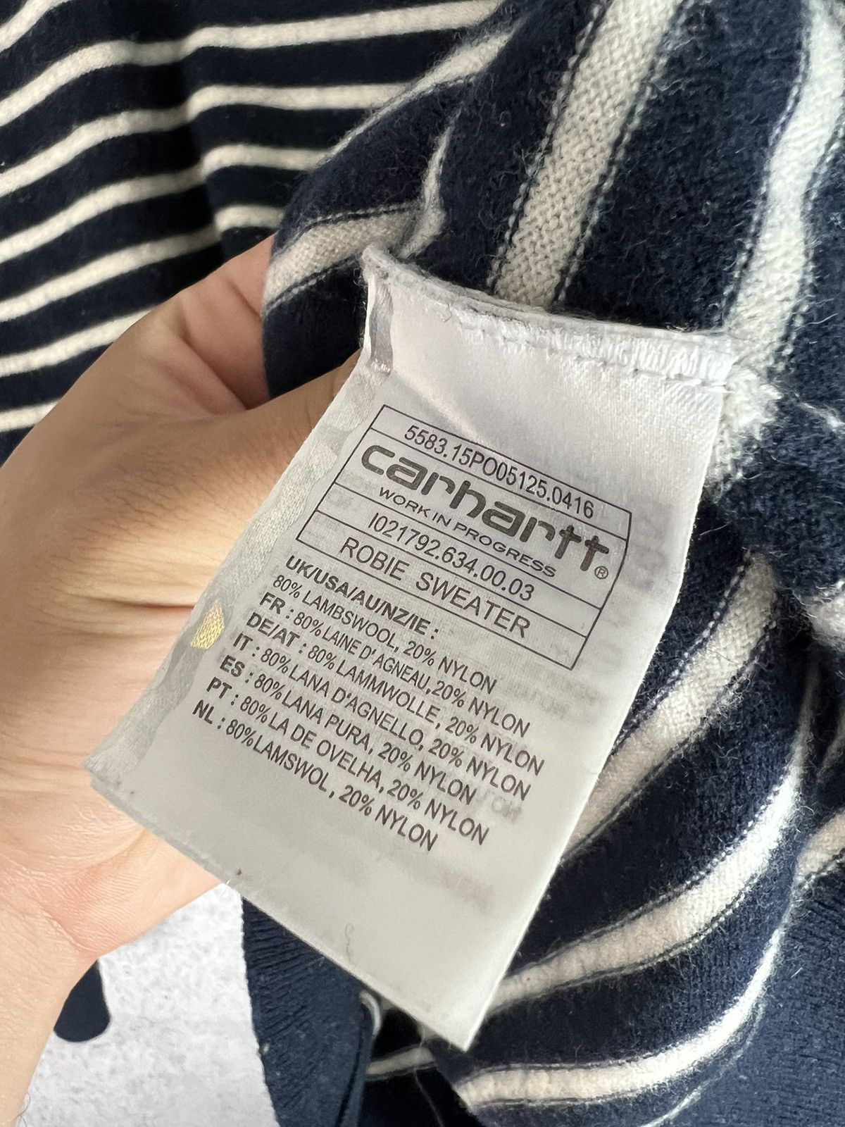 Carhartt Carhartt Robie wool sweater Size US L / EU 52-54 / 3 - 4 Thumbnail